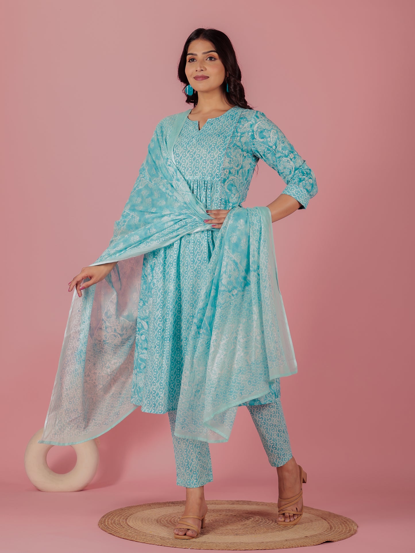 Soft Cotton Paisley Kurta