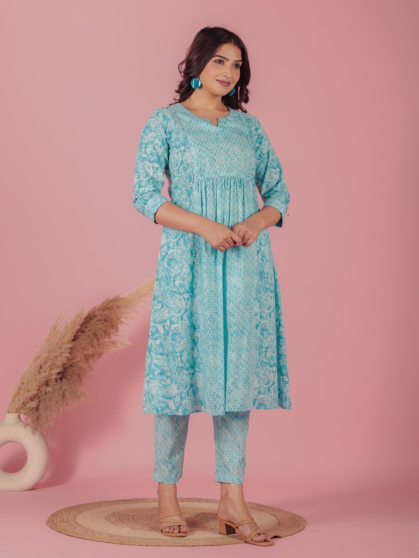 Soft Cotton Paisley Kurta