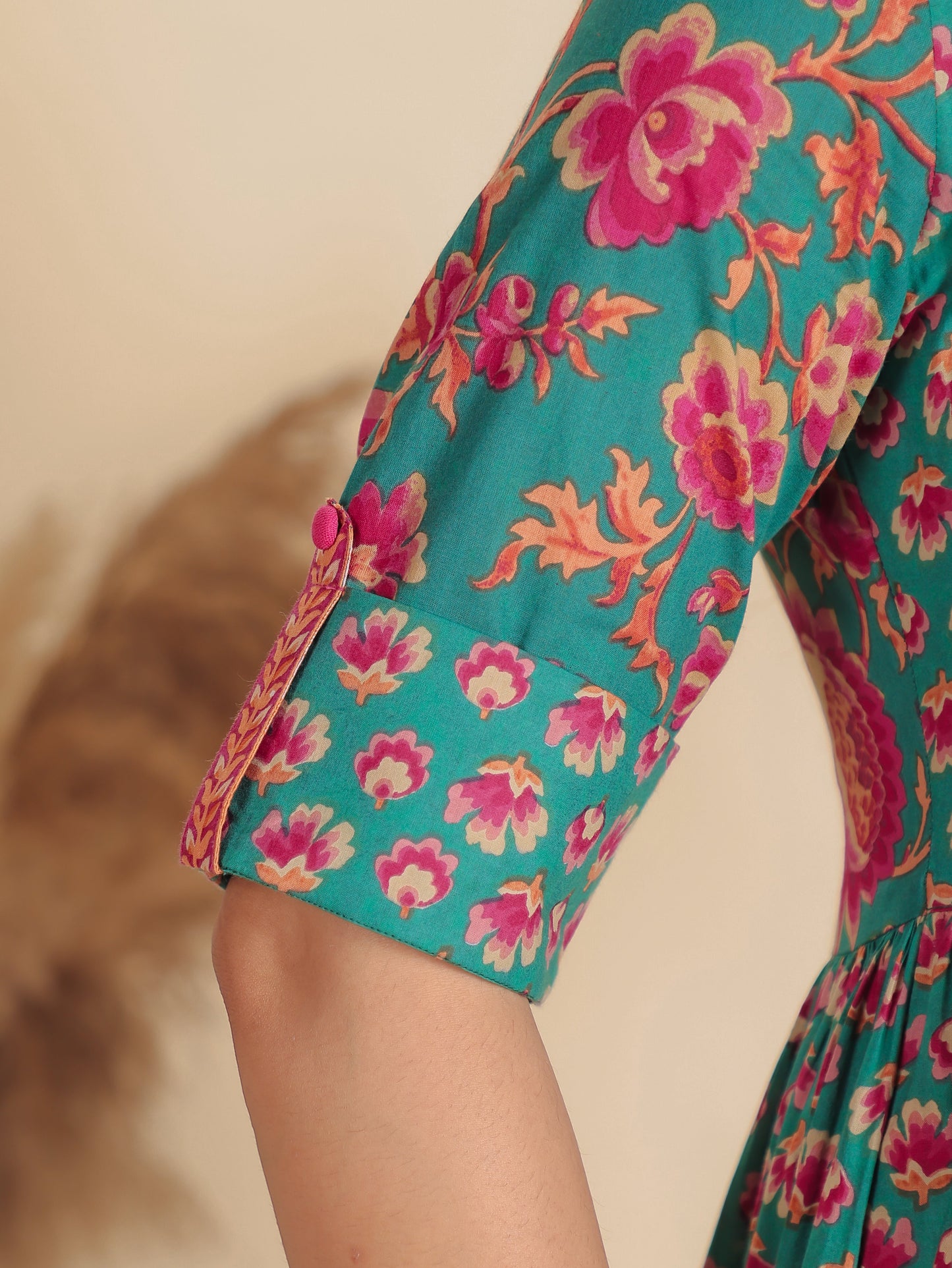 Soft Cotton Floral Kurta