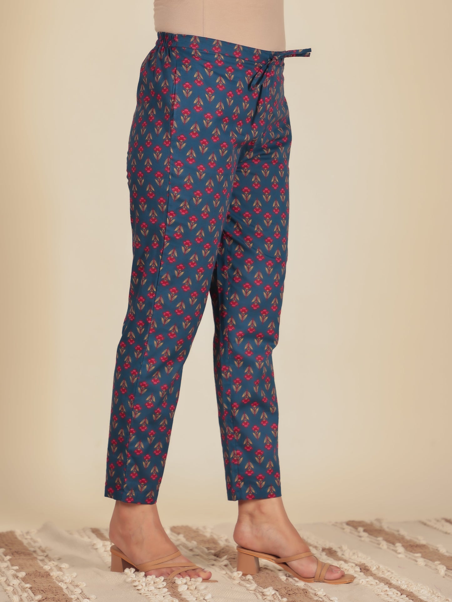 Soft Cotton Block Pant