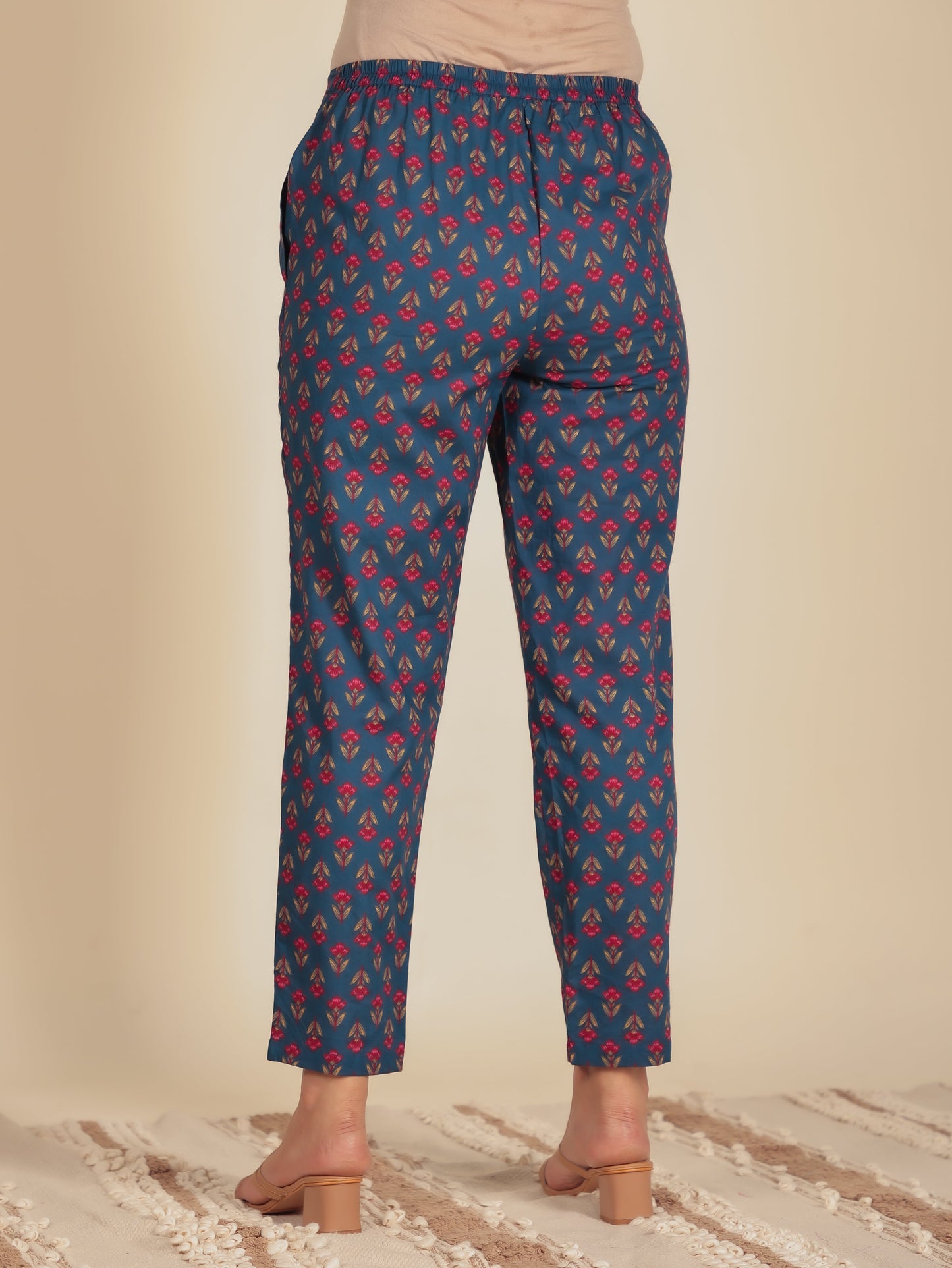 Soft Cotton Block Pant