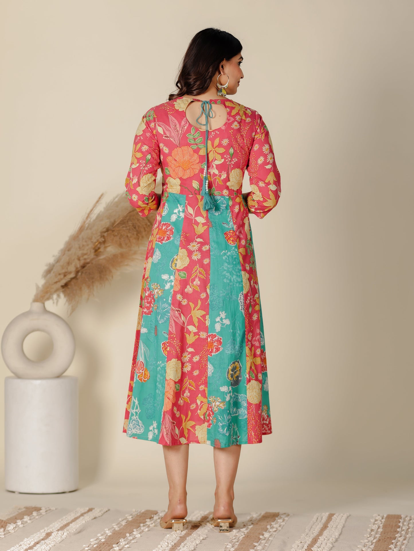 Soft Cotton Floral Kurta