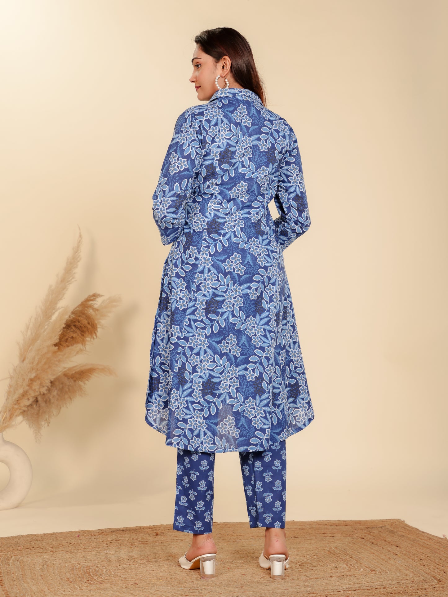 Soft Cotton Floral Kurta