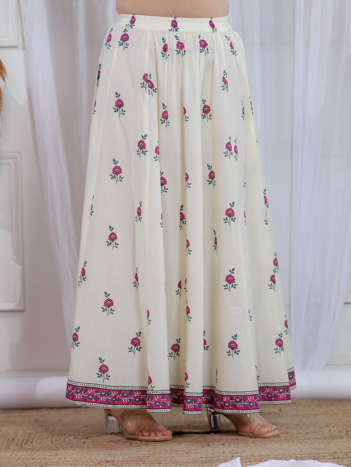 Viscose Solid Straight Pink Kurta