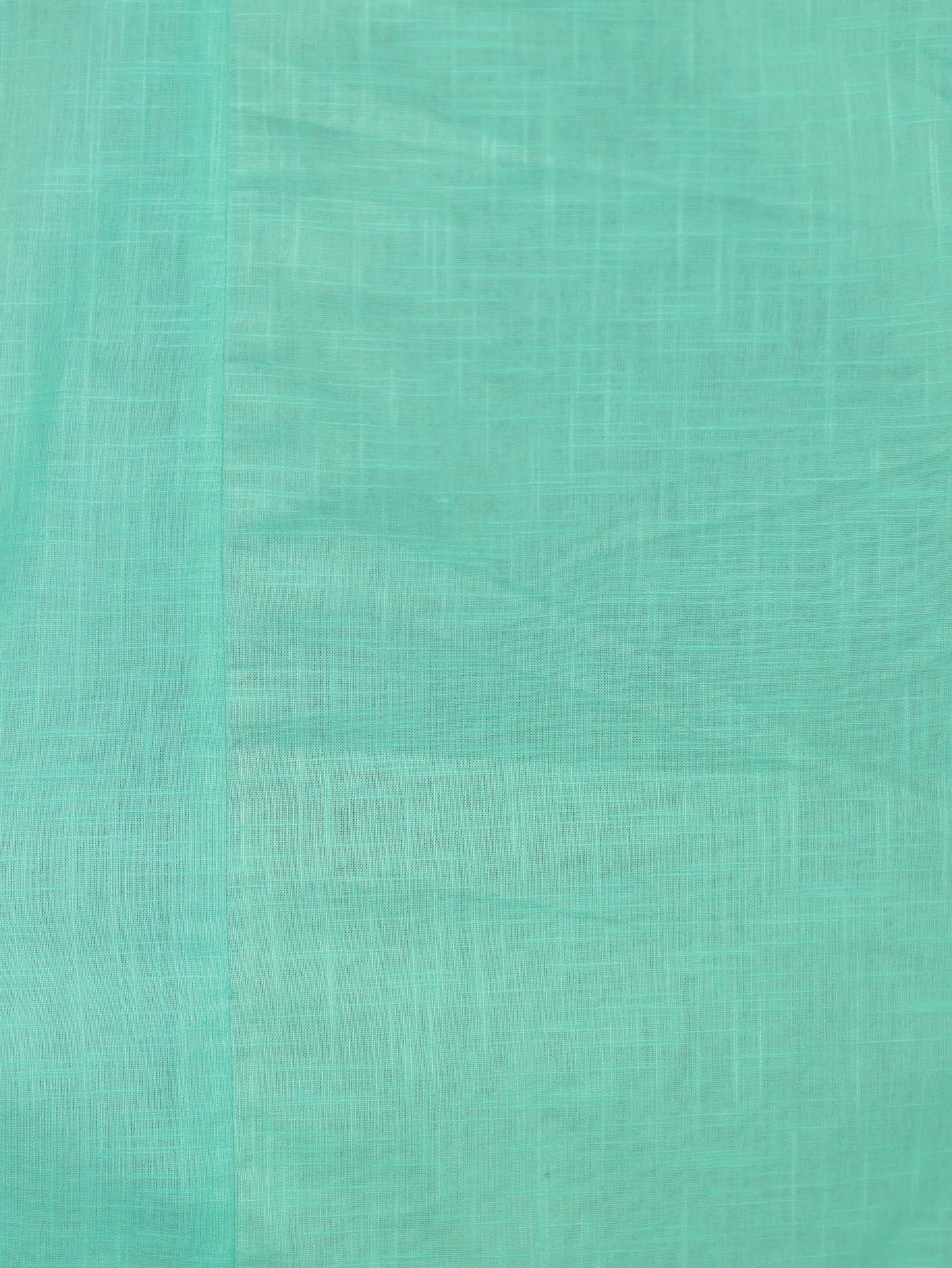 Natural Cotton Solid Panelled Green Kurta