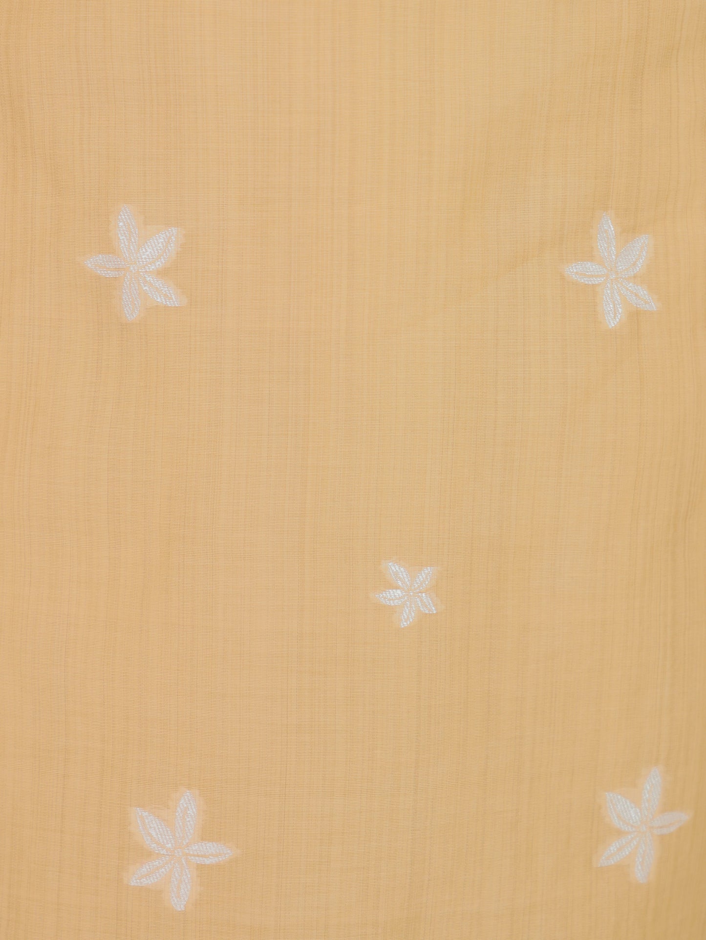 Chanderi Floral Straight Beige Kurta