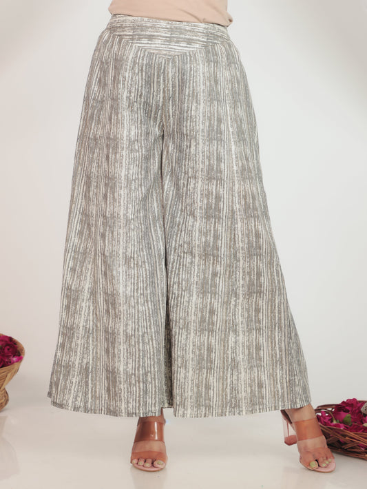 Soft Cotton Striped White