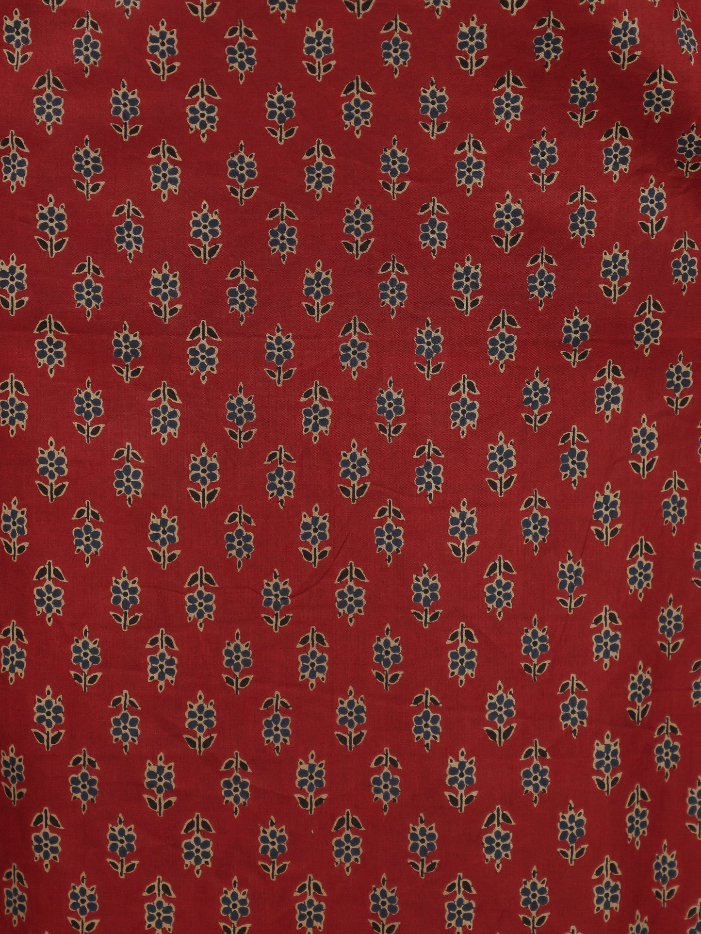 Soft Cotton Floral Straight Brown Kurti