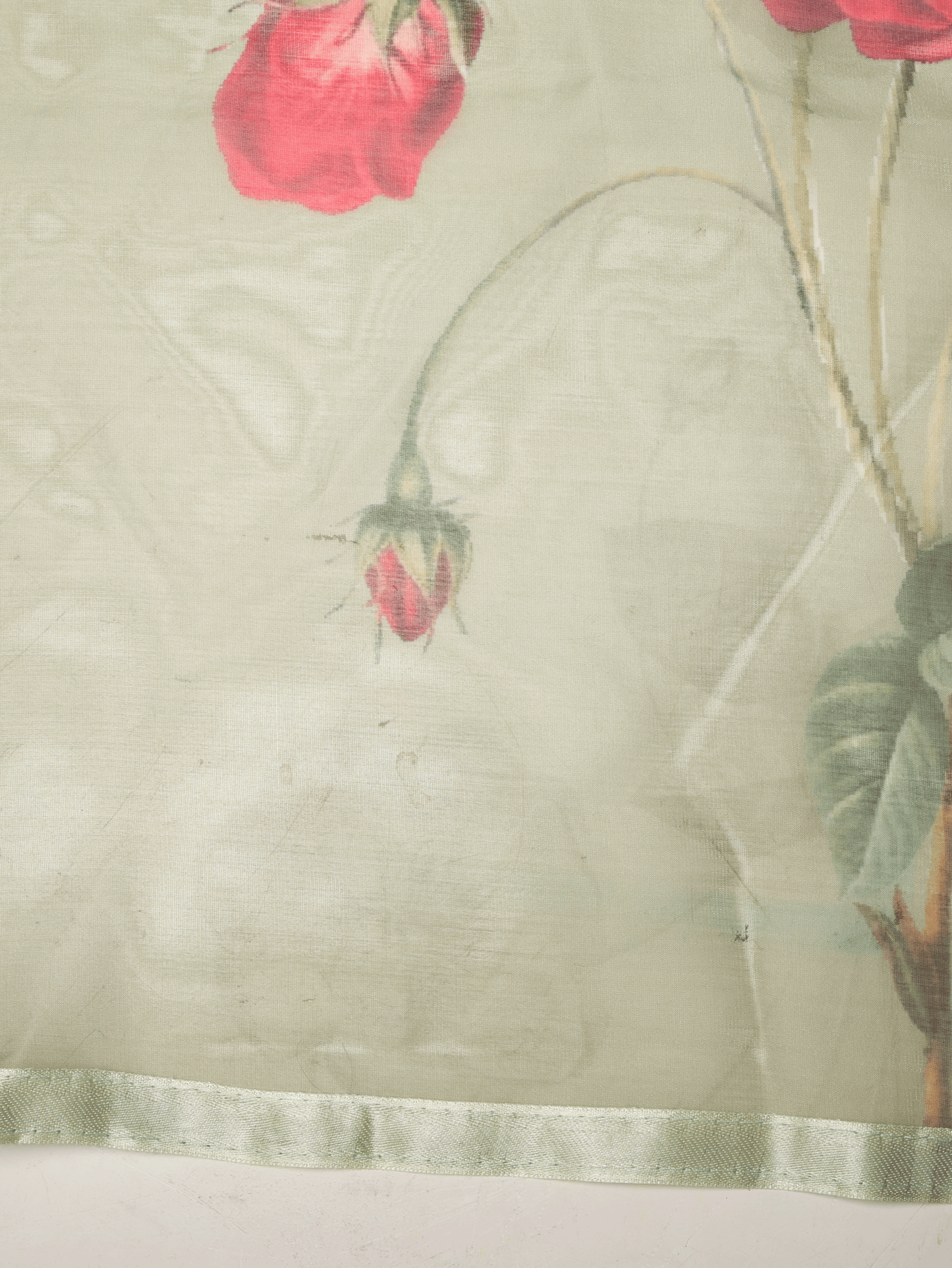 Organza Digital Sage Green Saree