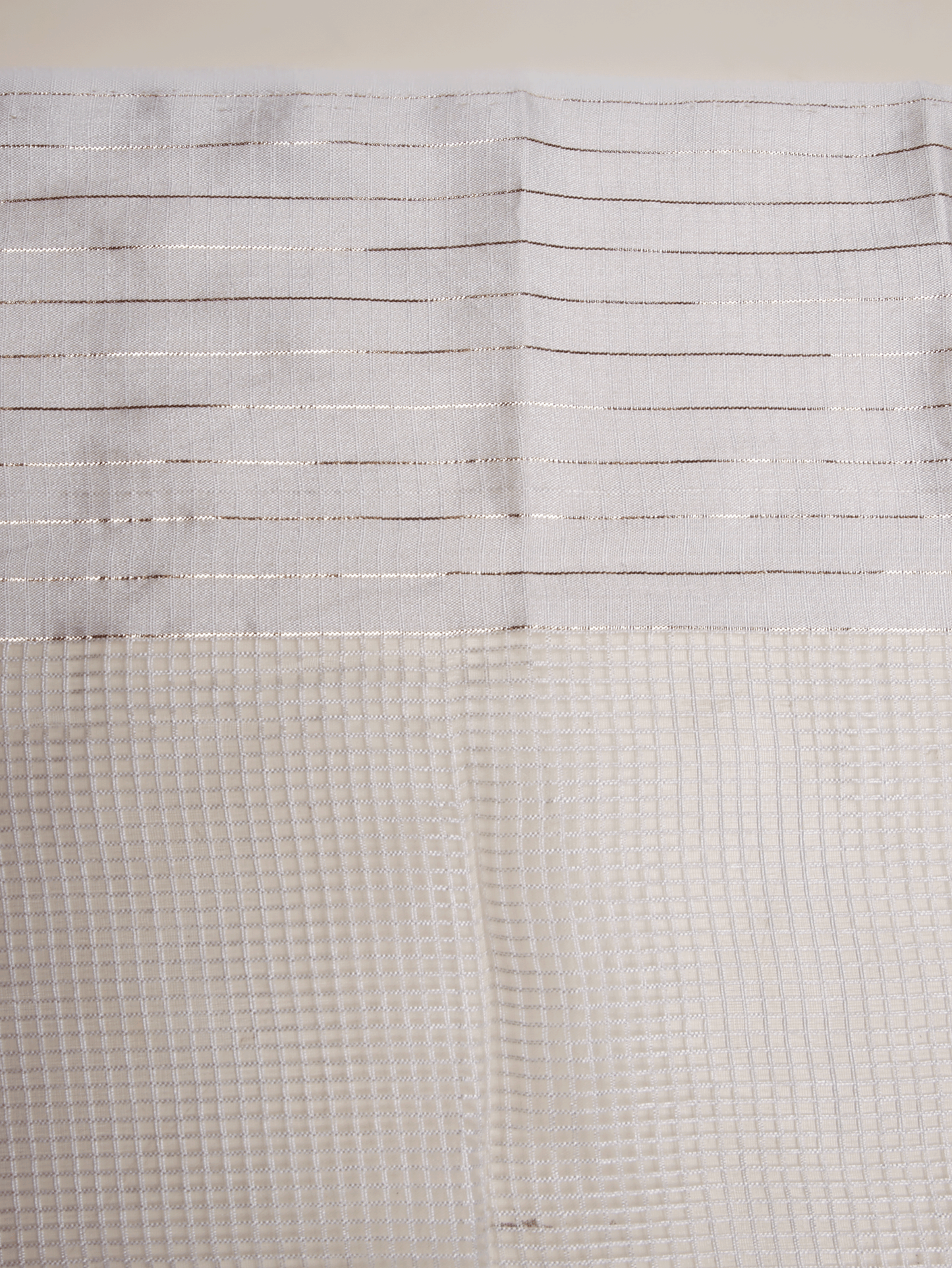 Kota Doria Off White Saree
