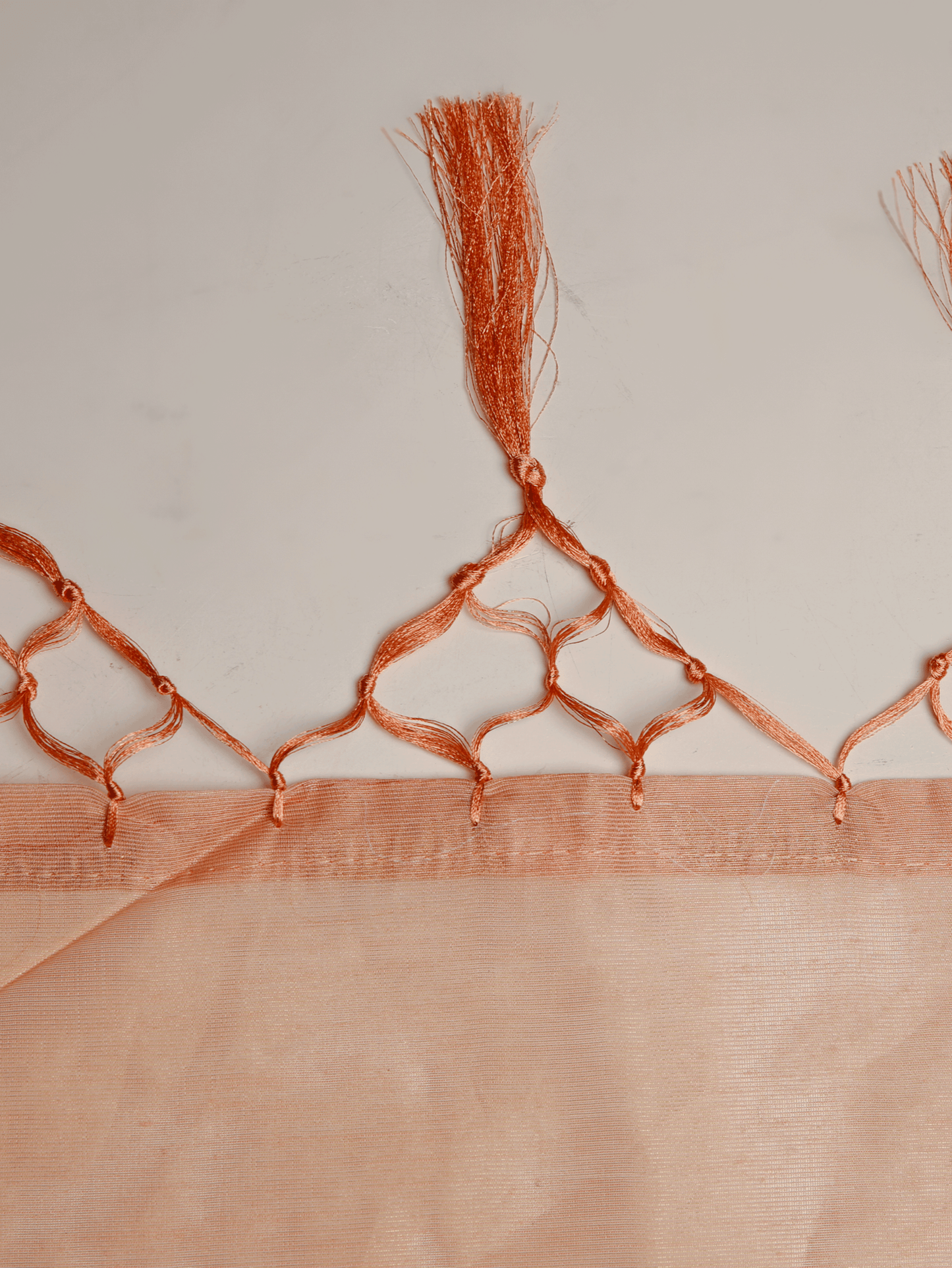 Brocade Peach Saree