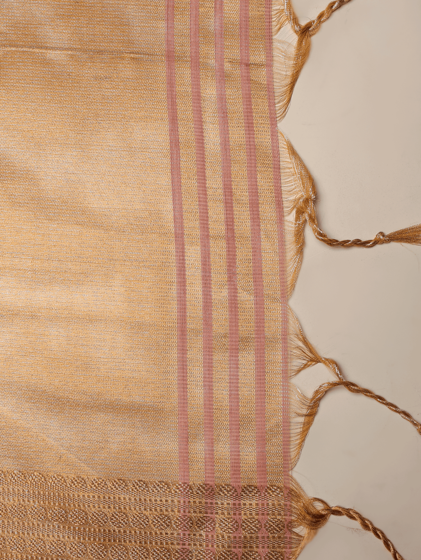 Kota Doria Onion Pink Saree