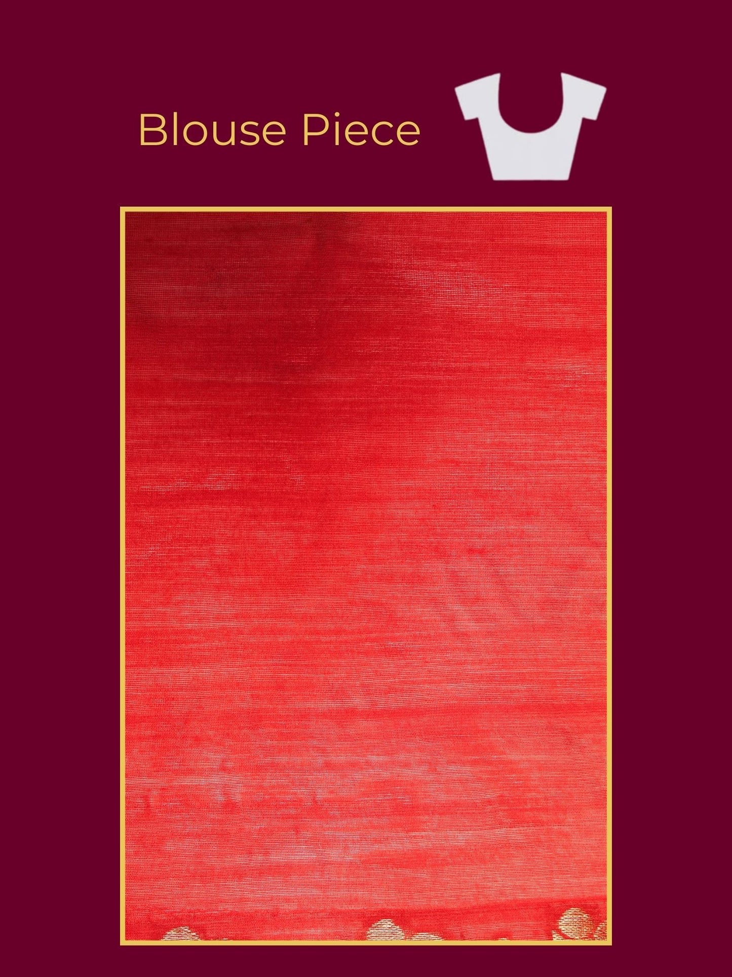 Brocade Red Saree