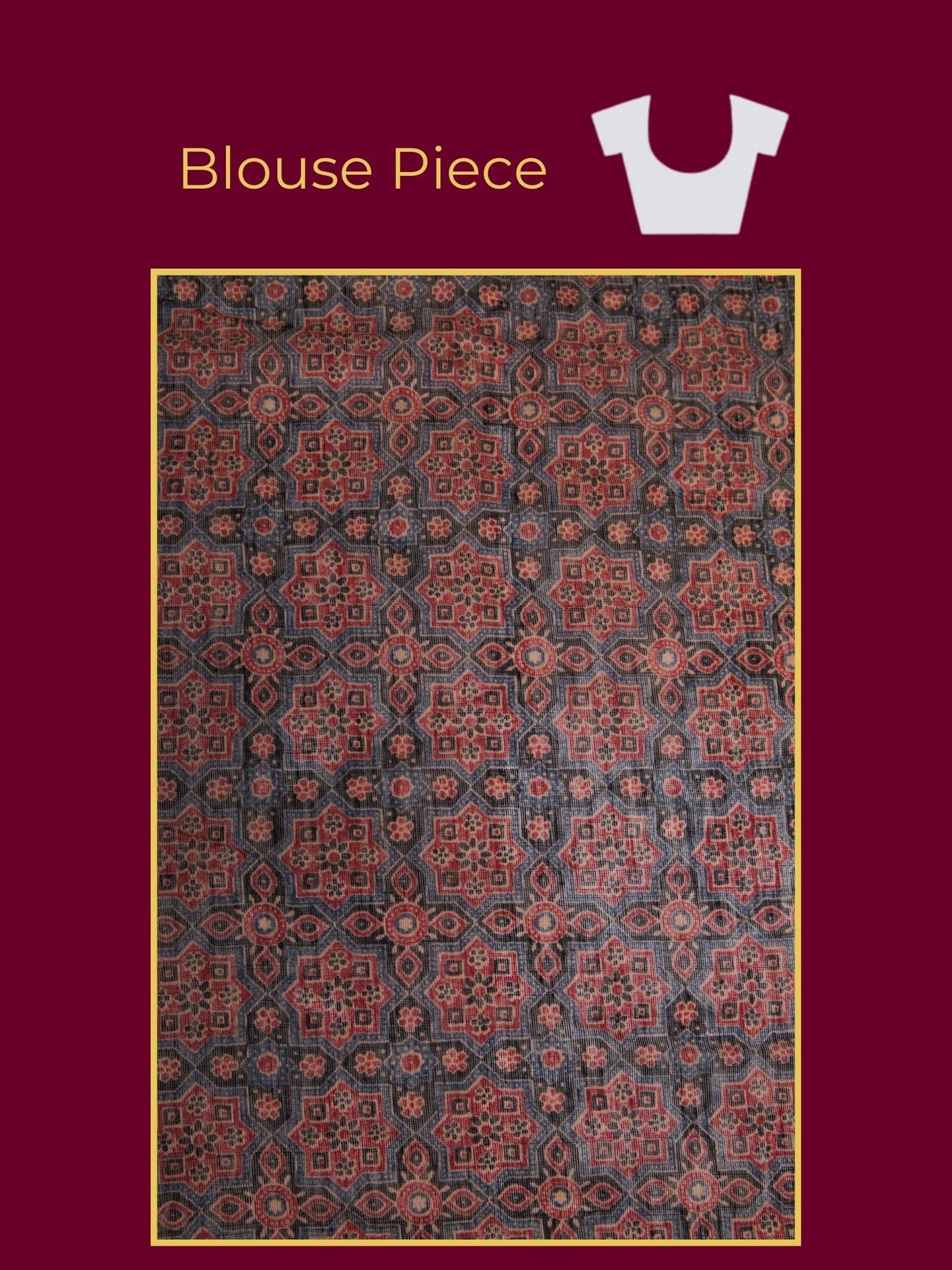 Chanderi Bandhani Maroon Saree