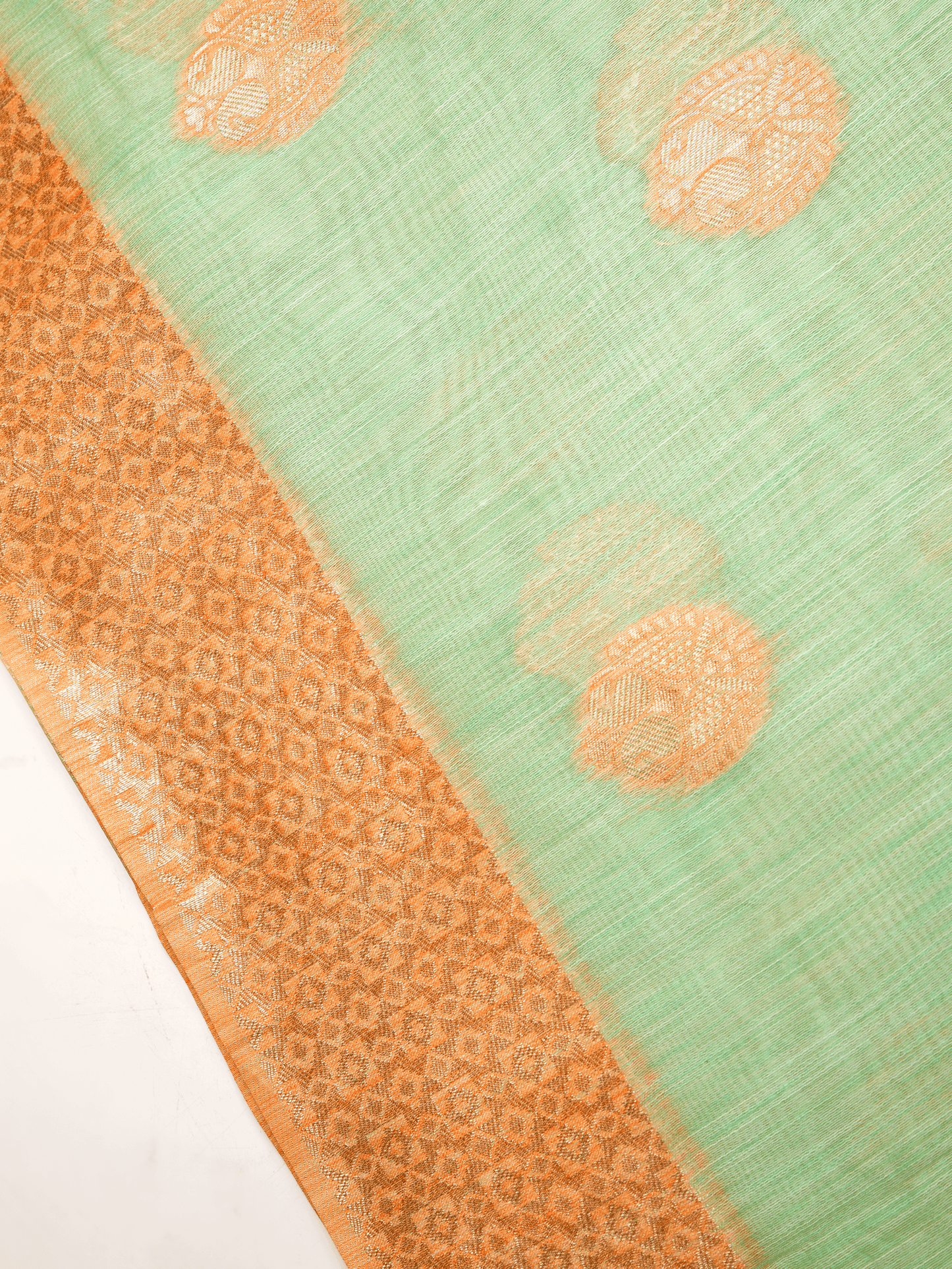 Brocade Green Saree