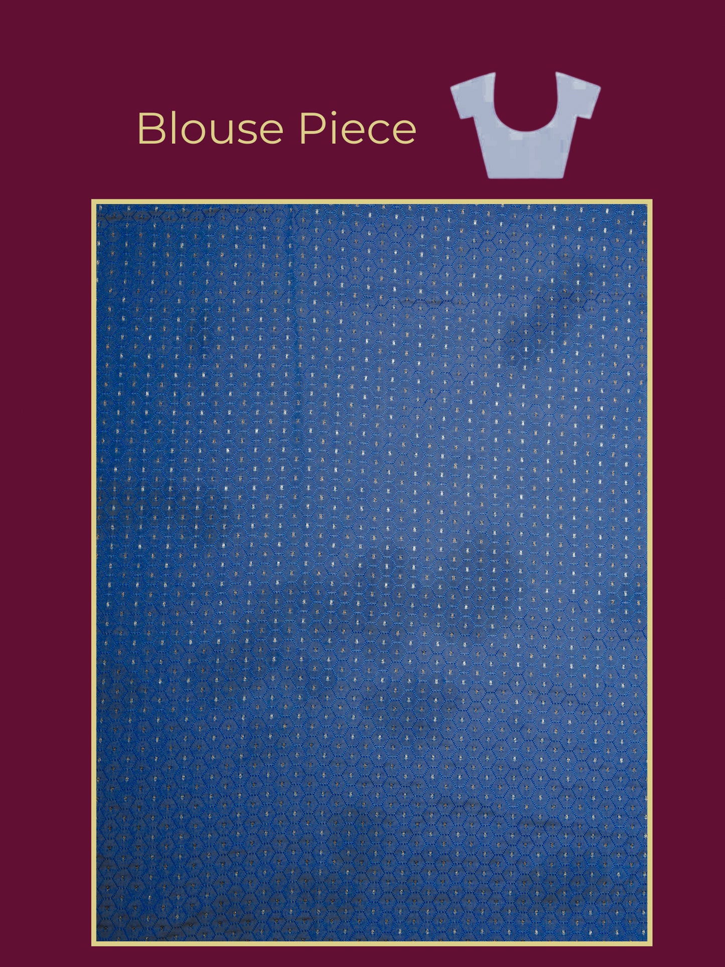 Chiffon Gold foil Navy Blue Saree