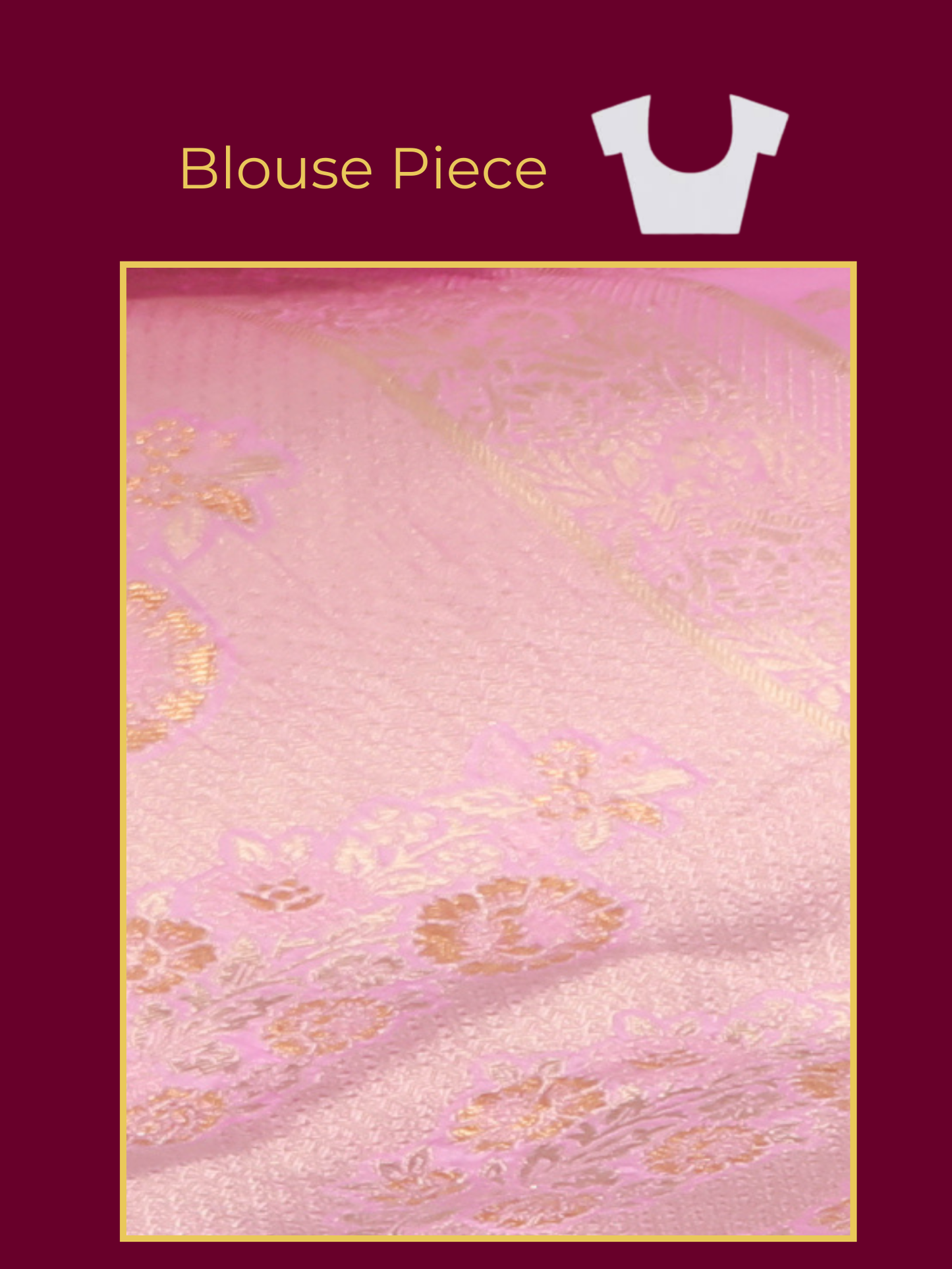 Brocade Pink Saree