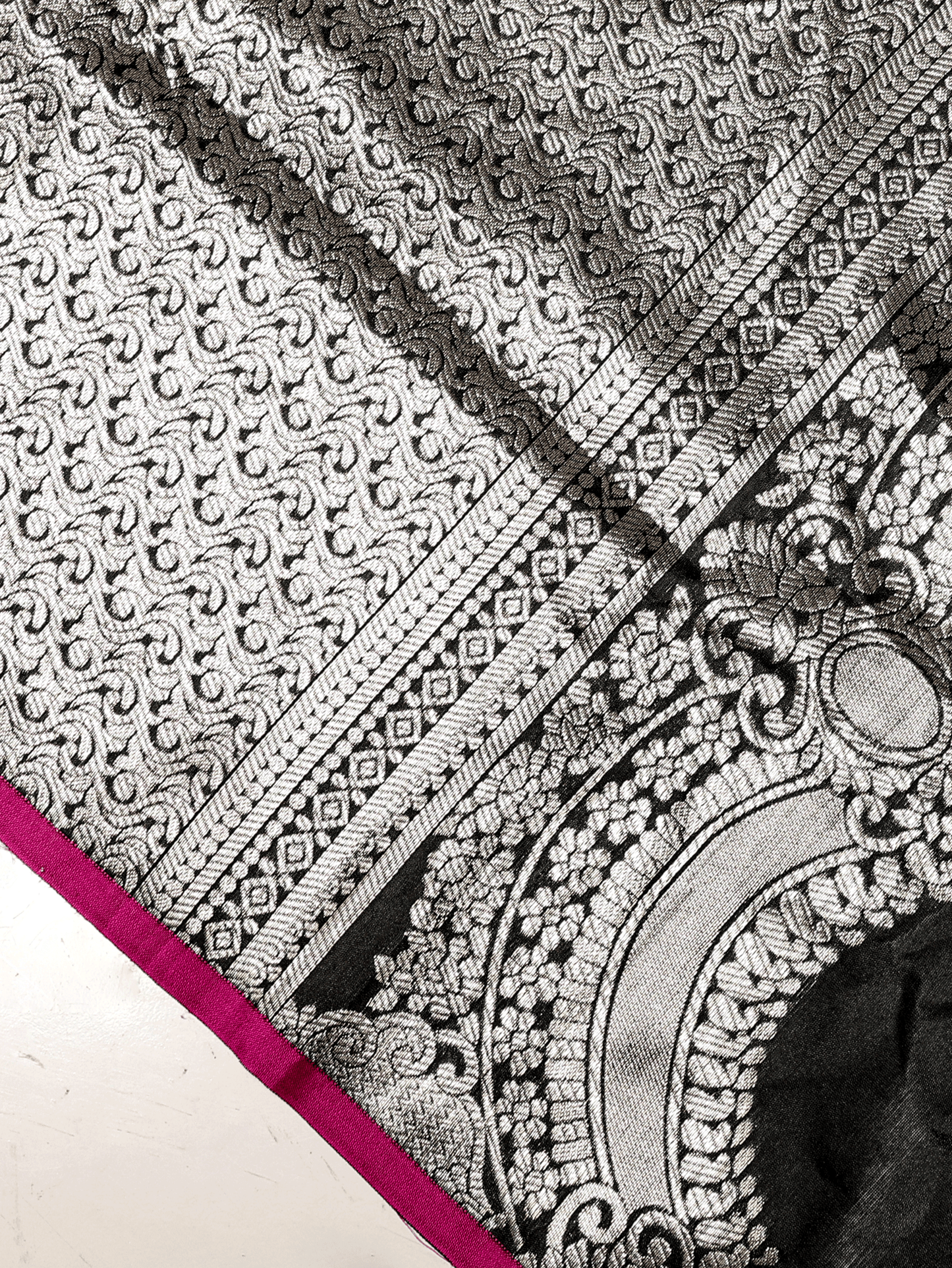 Brocade Black Saree