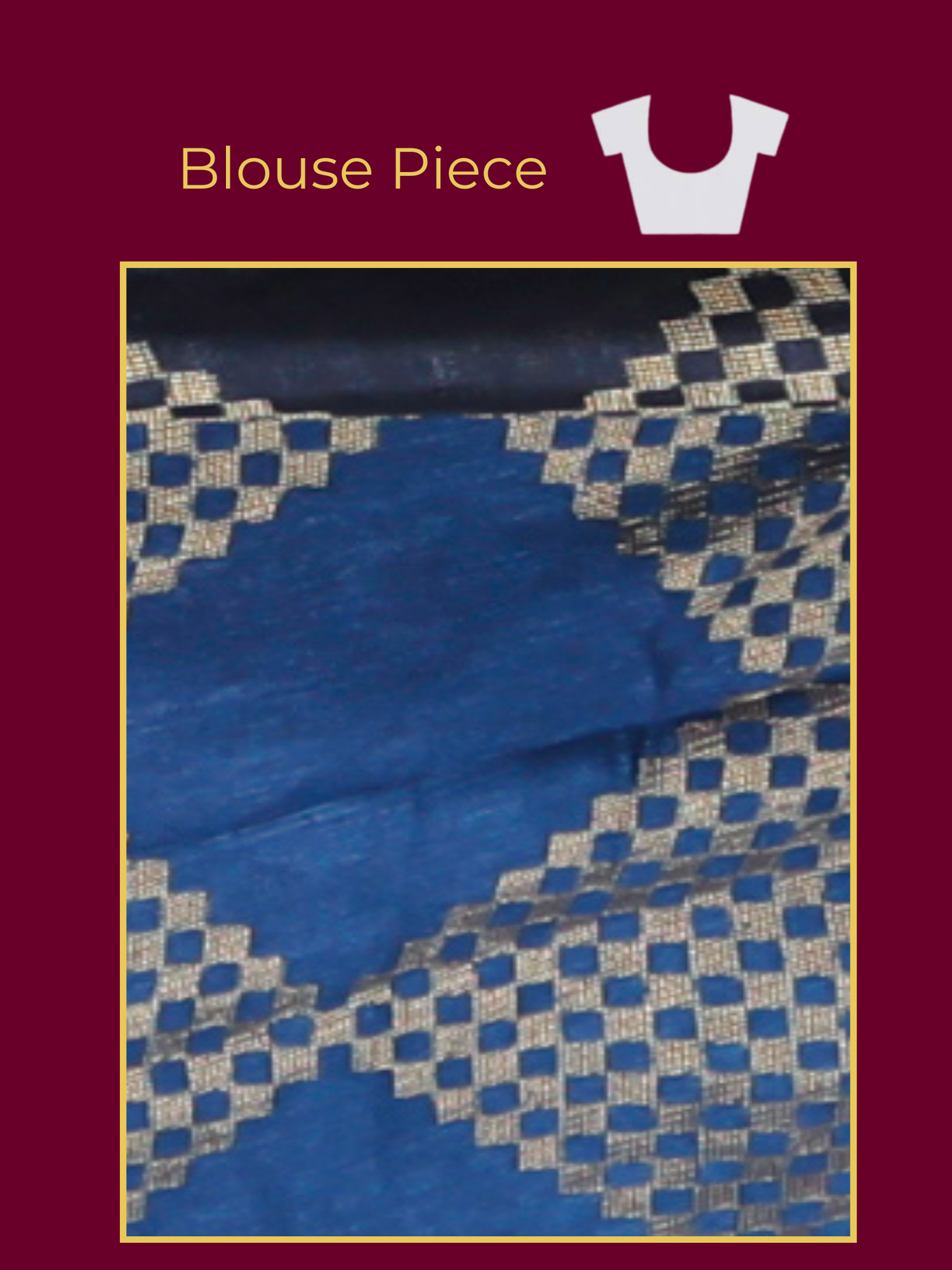 Chanderi Royal Blue Saree