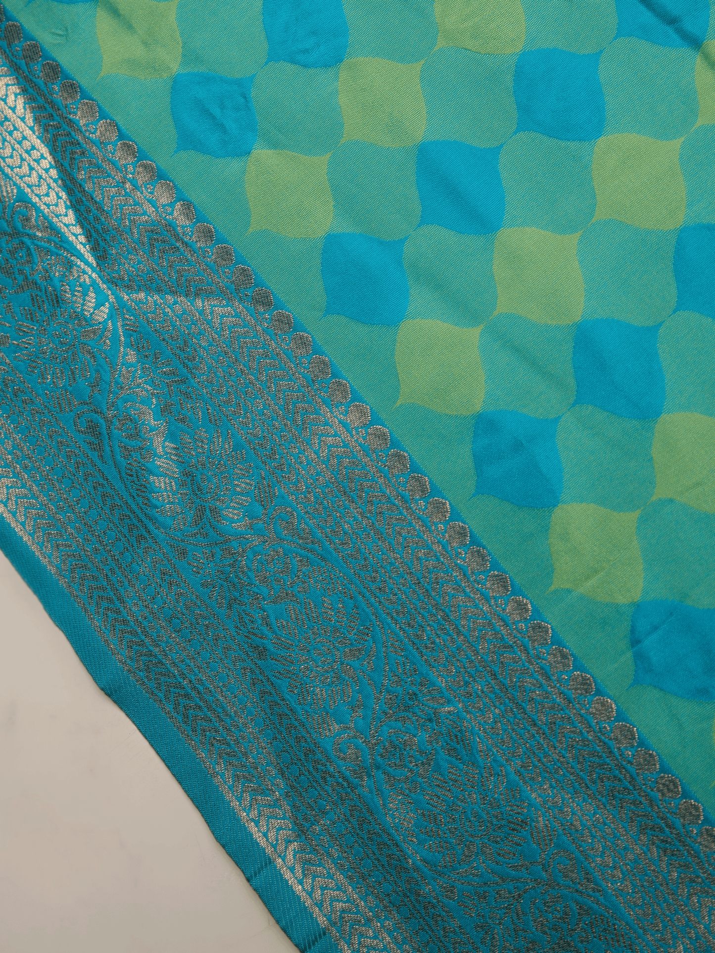 Brocade Green Saree