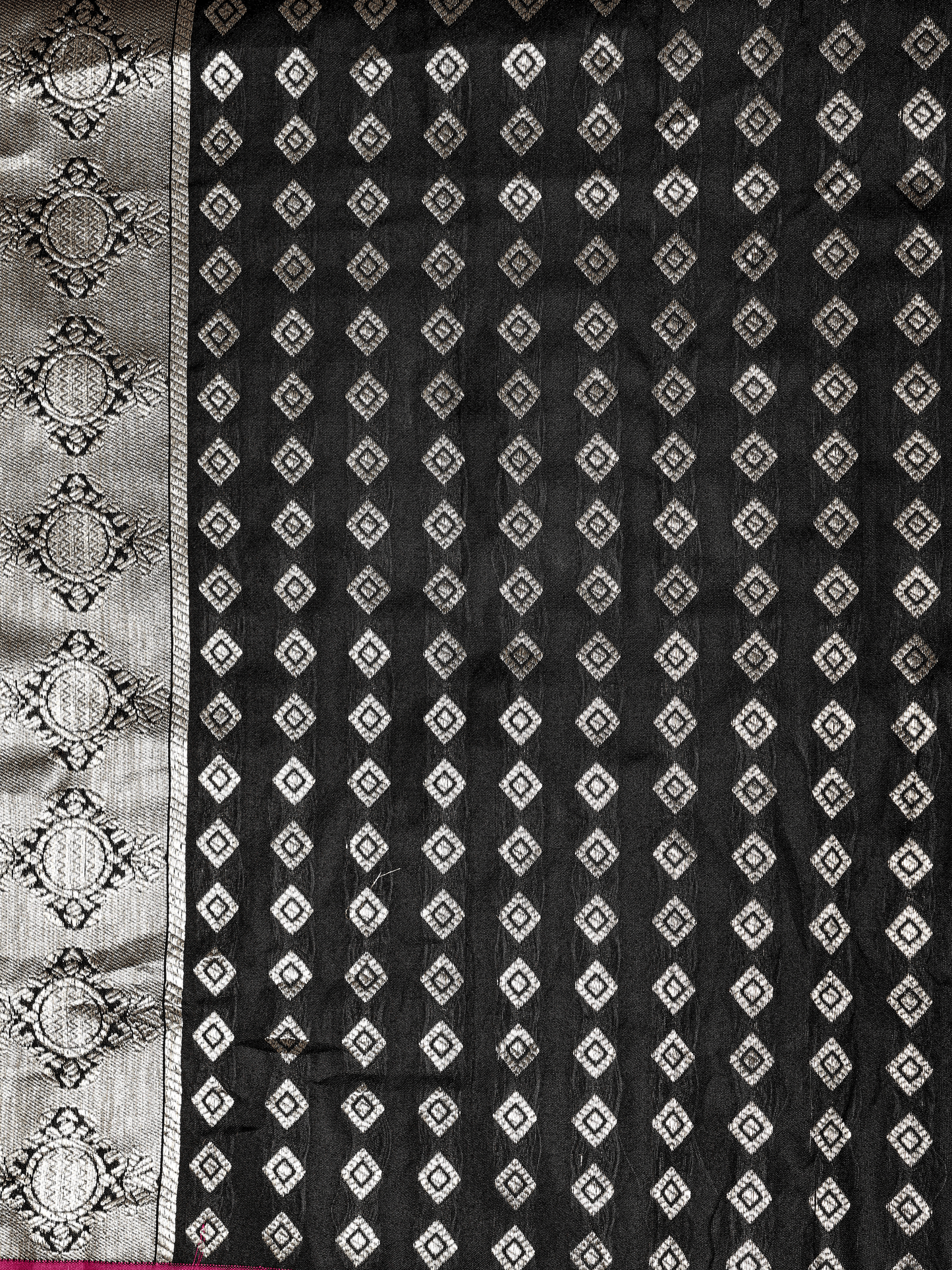 Brocade Black Saree