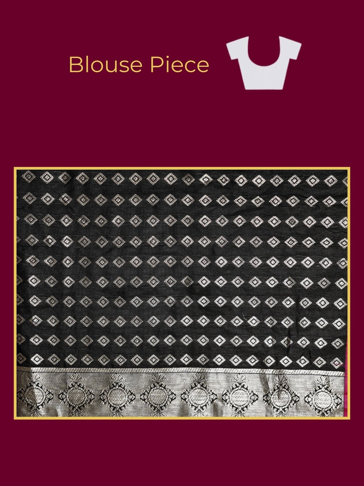 Brocade Black Saree