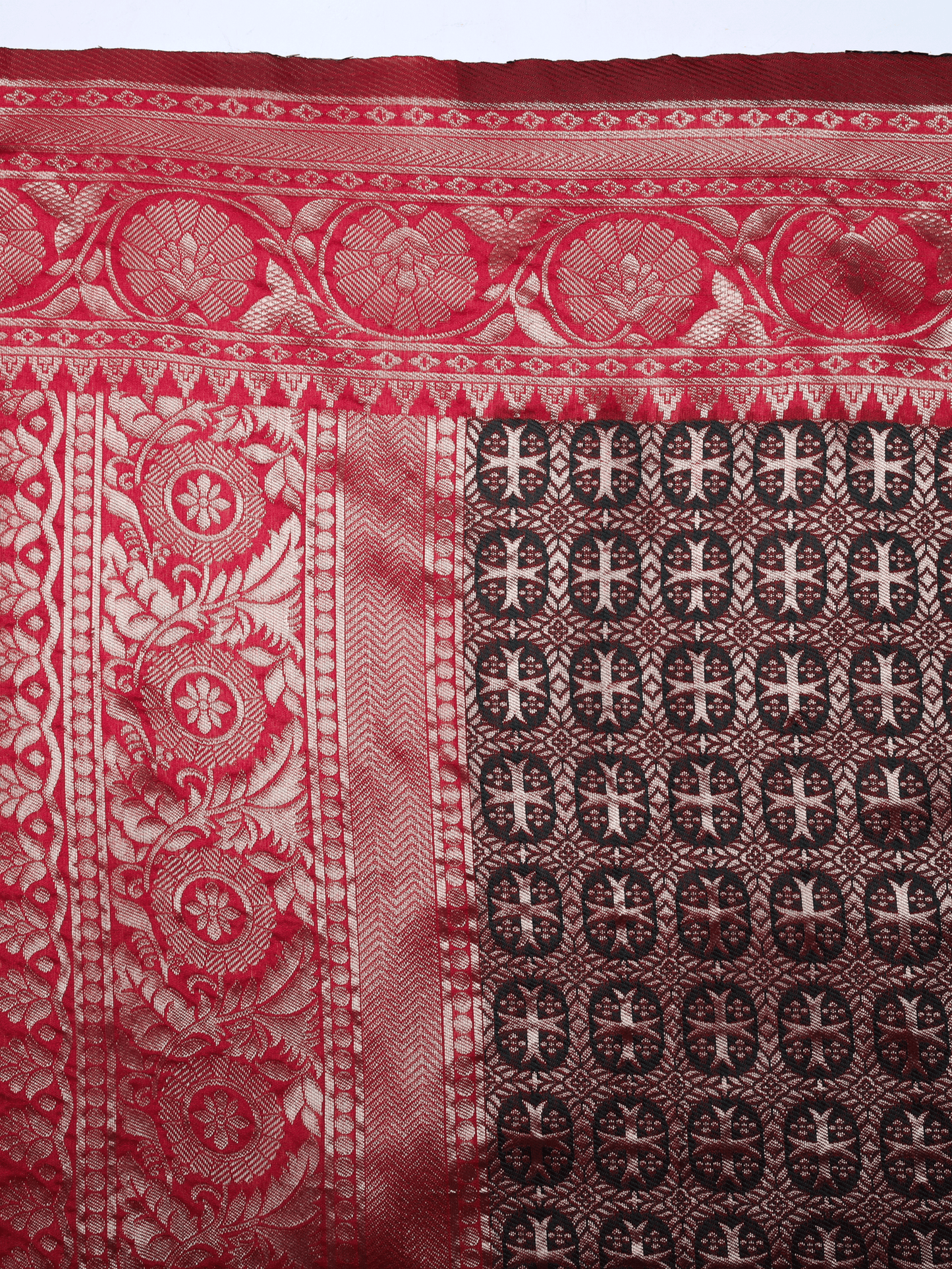 Brocade Black Saree