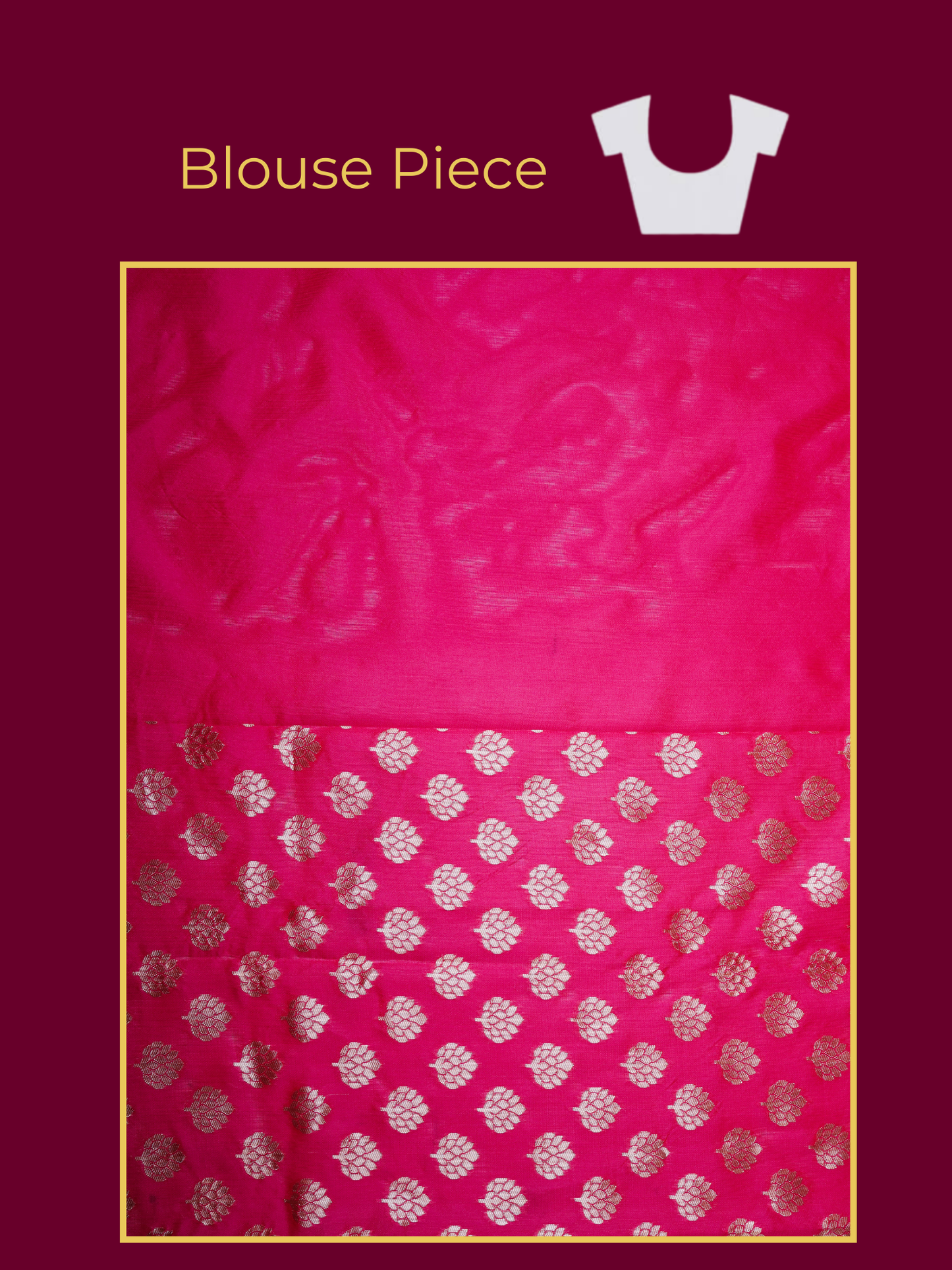 Brocade Royal Pink Saree