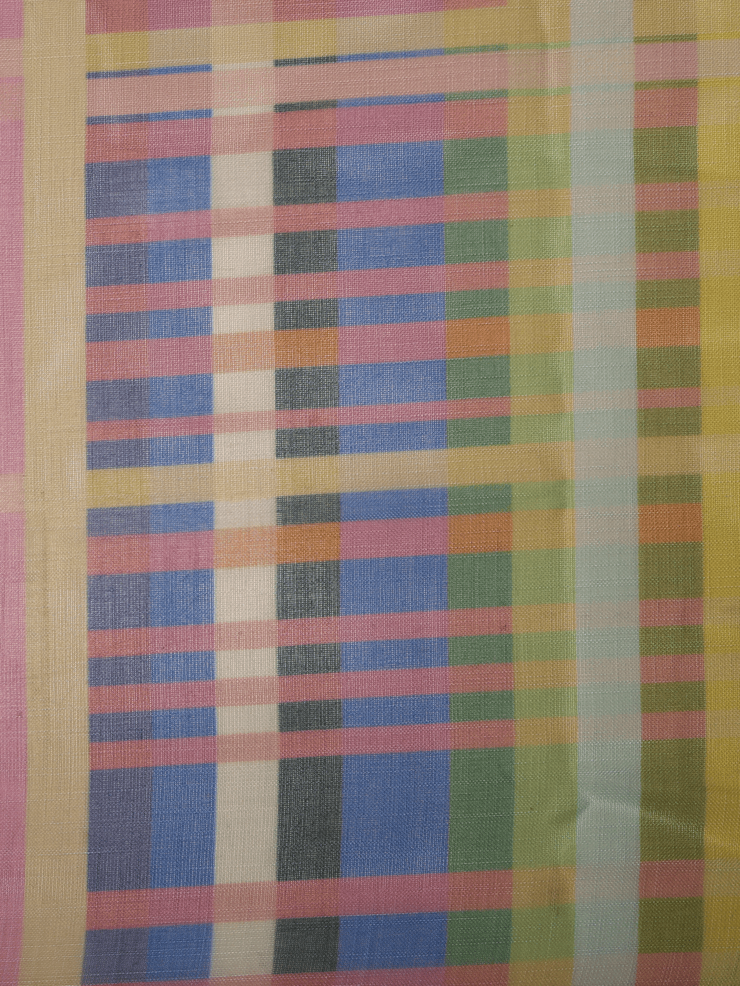 Kota Doria Multicolor Saree