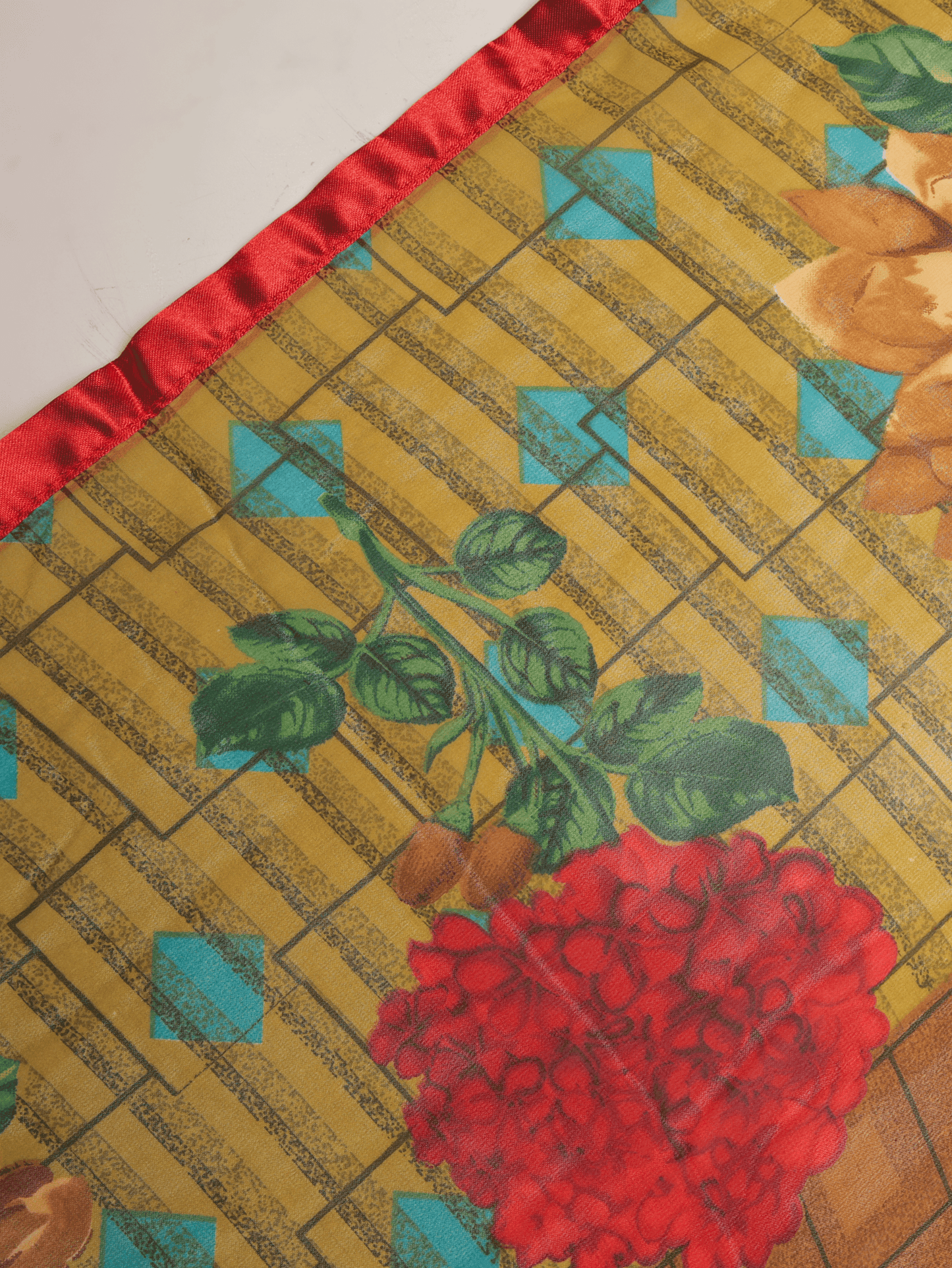 Chiffon Digital Brown Saree