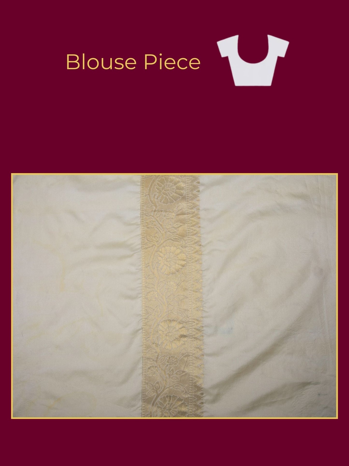 Self Design Brocade Saree Beige Saree
