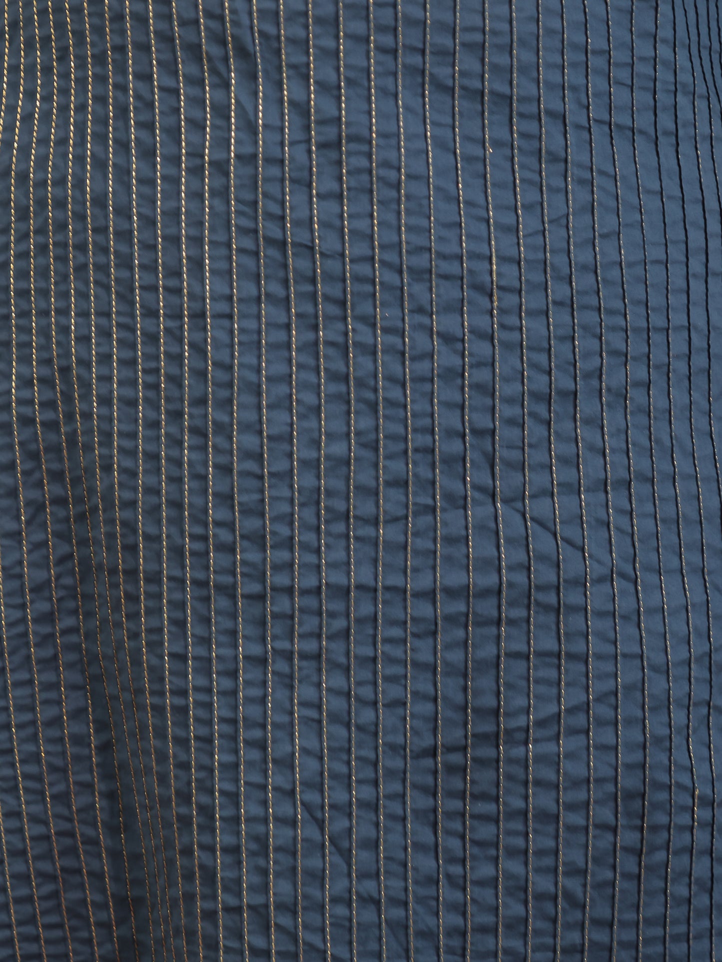 Soft Cotton Solid Straight Blue Kurta