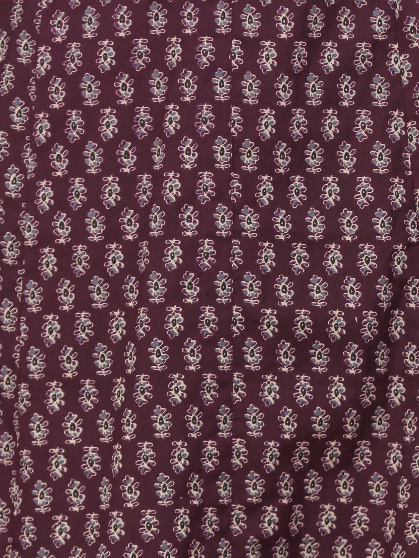 Soft Cotton Butti Flared Wine Kurta