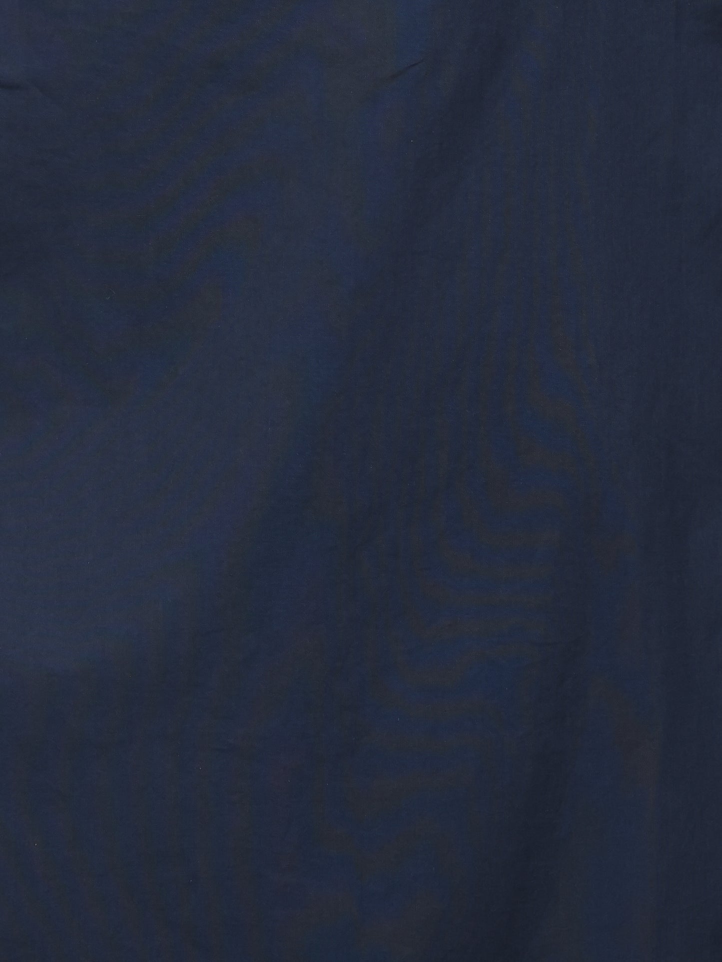 Embroidered Soft Cotton Solid Straight Navy Blue Kurta