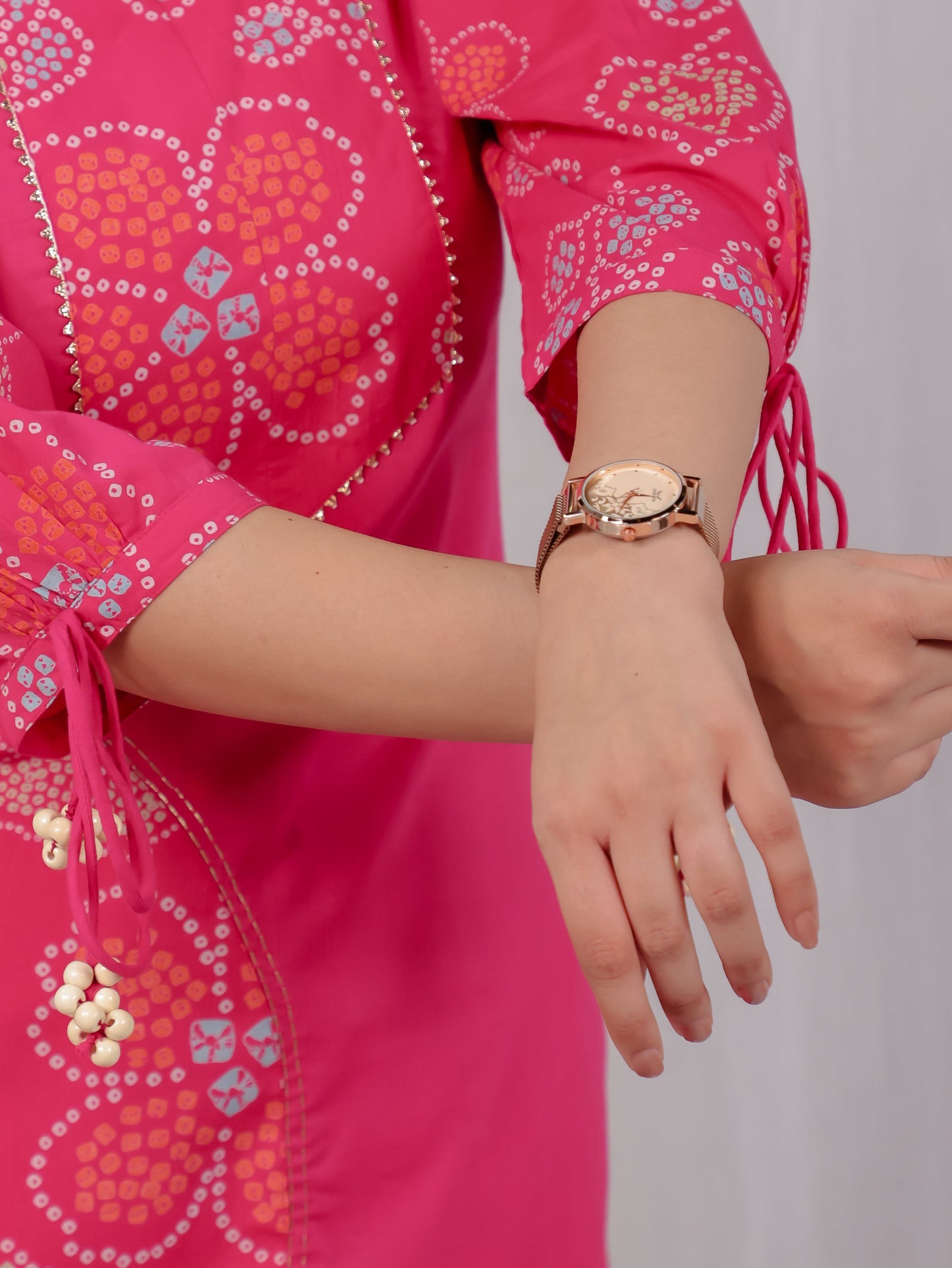 Embroidered Soft Cotton Solid Straight Pink Kurta