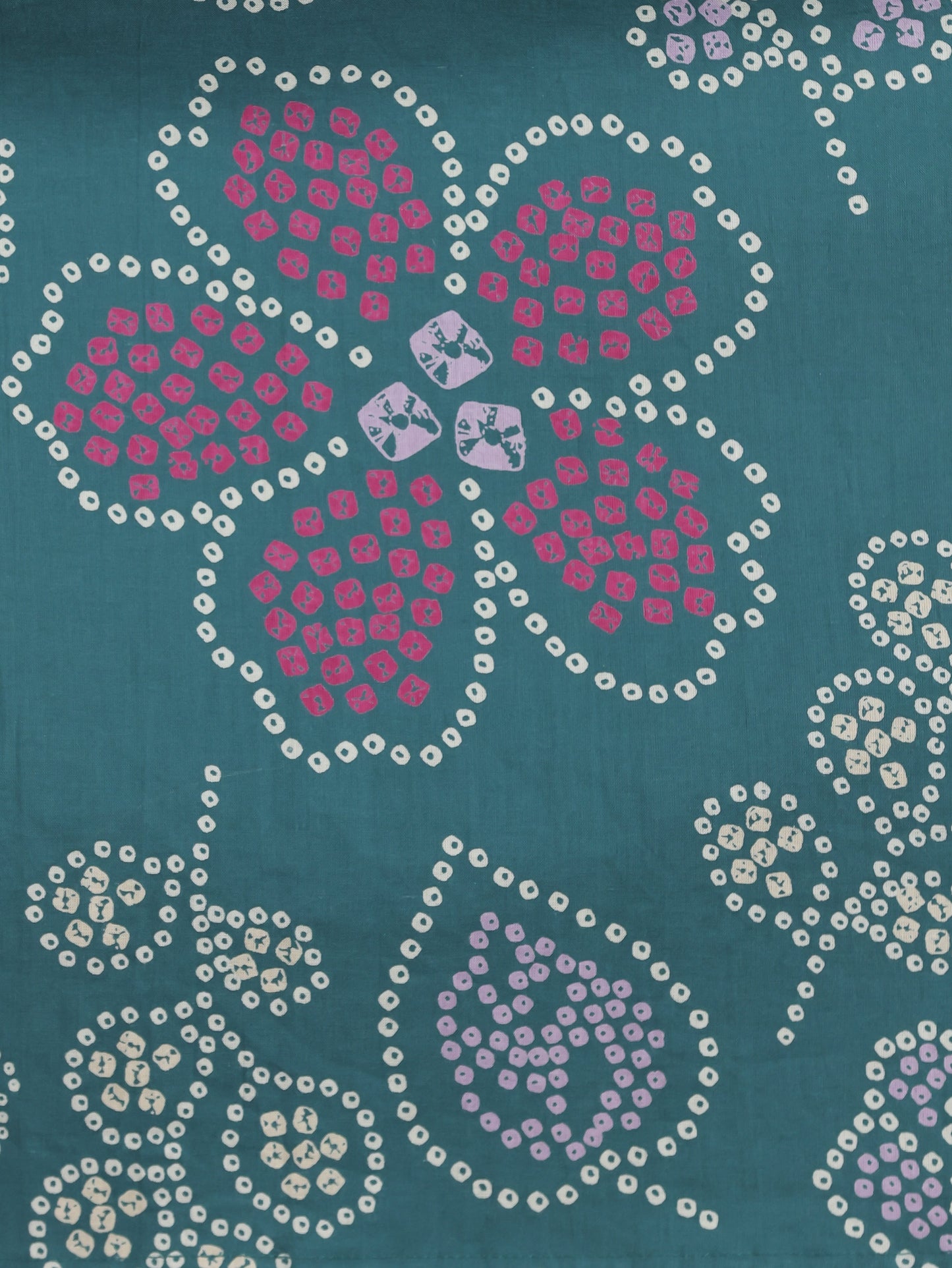 Soft Cotton Floral Straight Teal Kurta