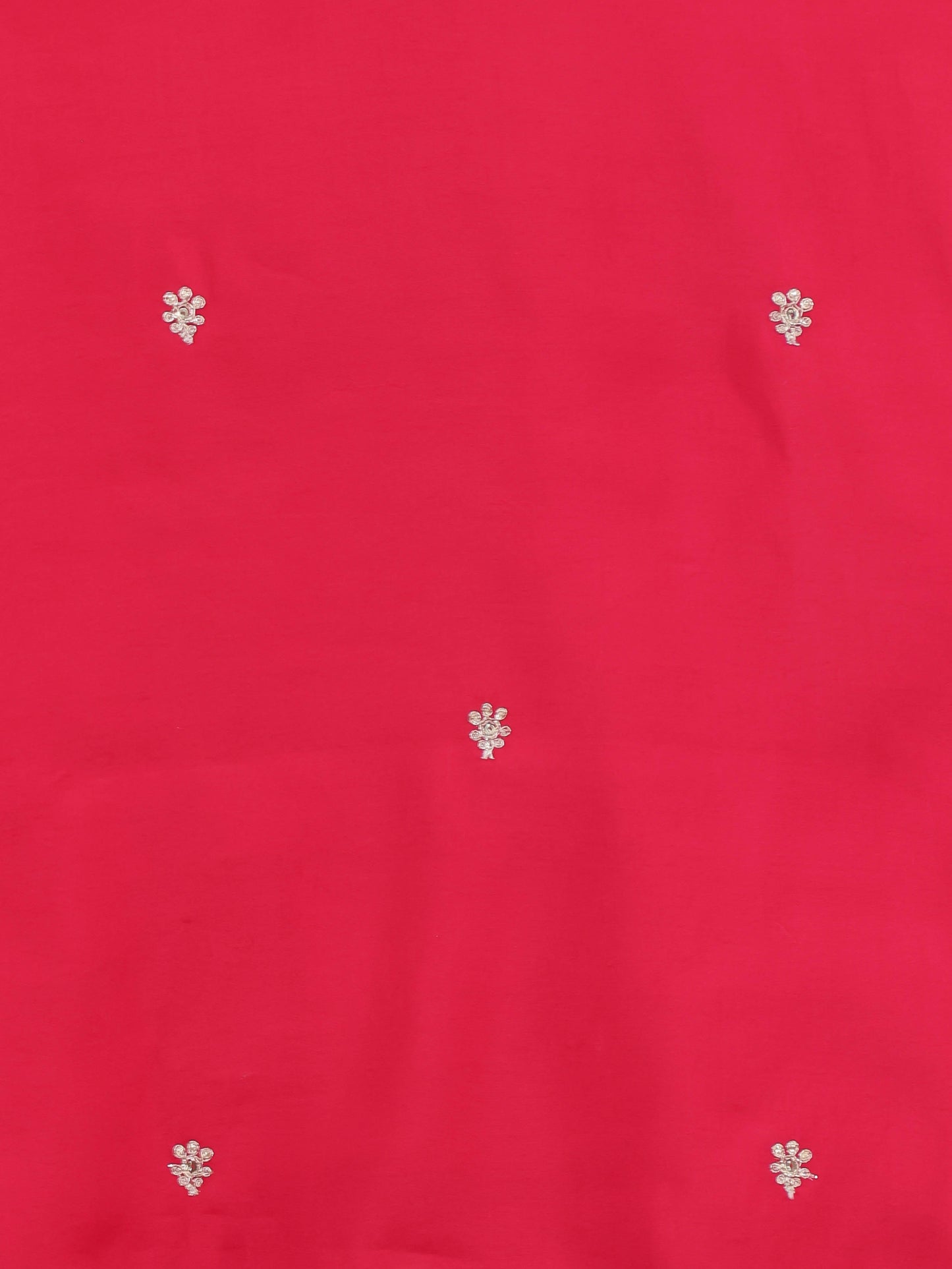 Embroidered Romen silk Solid Pink Kurta