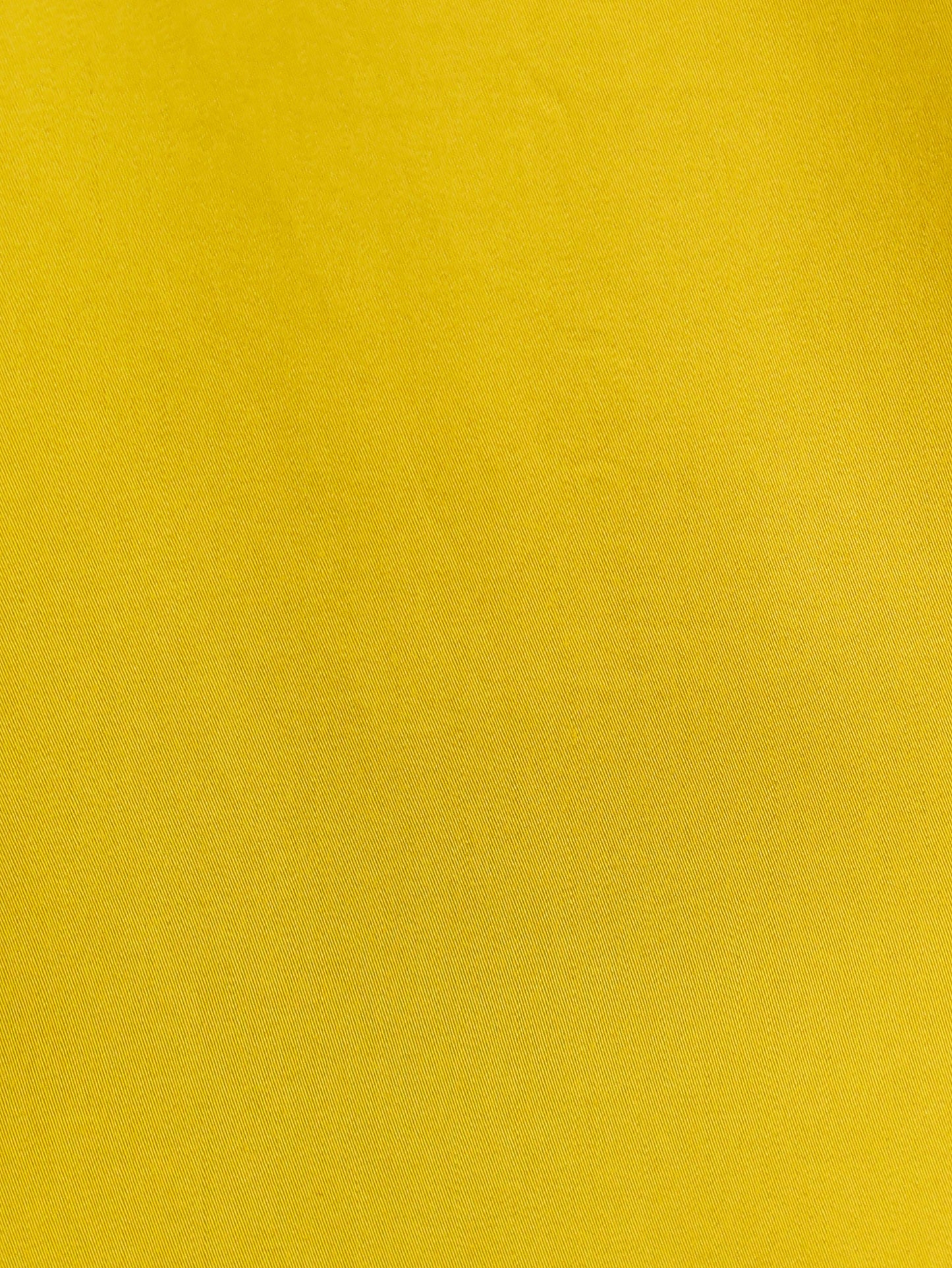 Embroidered Romen silk Solid Yellow Kurta