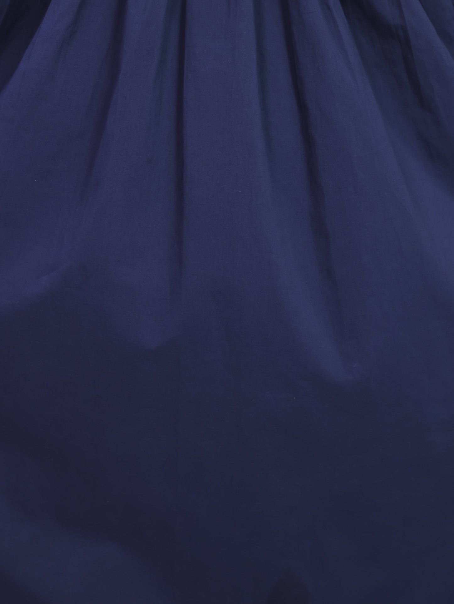 Soft Cotton Solid A-line Blue Kurta