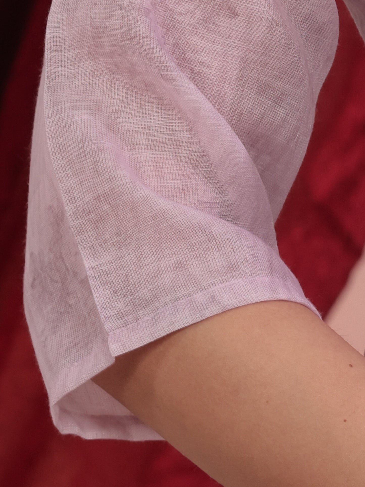 Chanderi Solid Straight Pink Kurta
