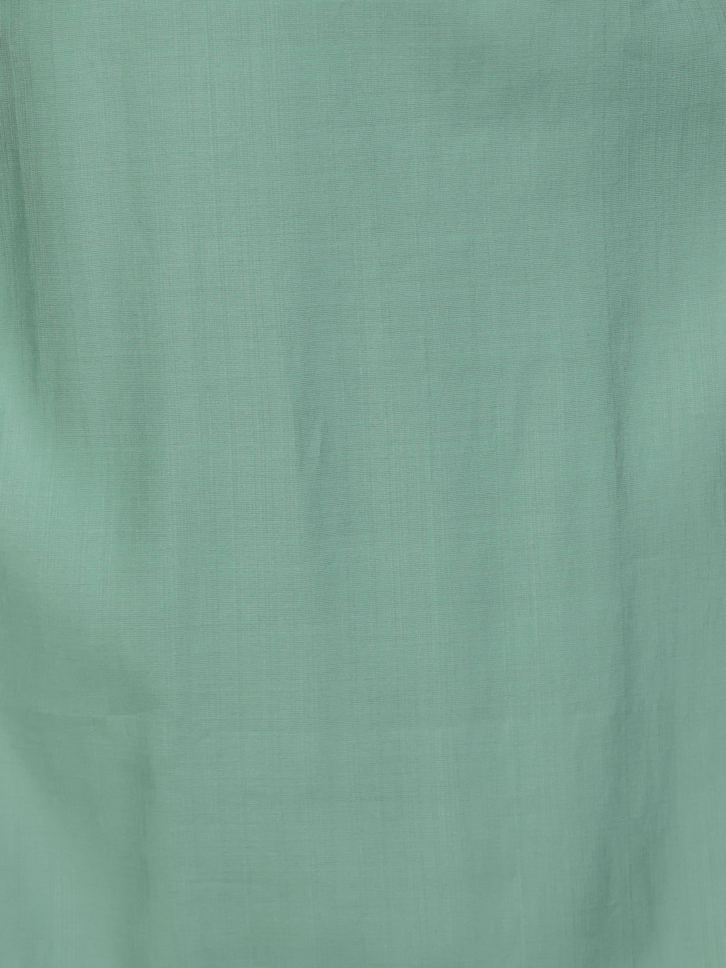 Embroidered Blended Silk Solid Straight Mint Green Kurta