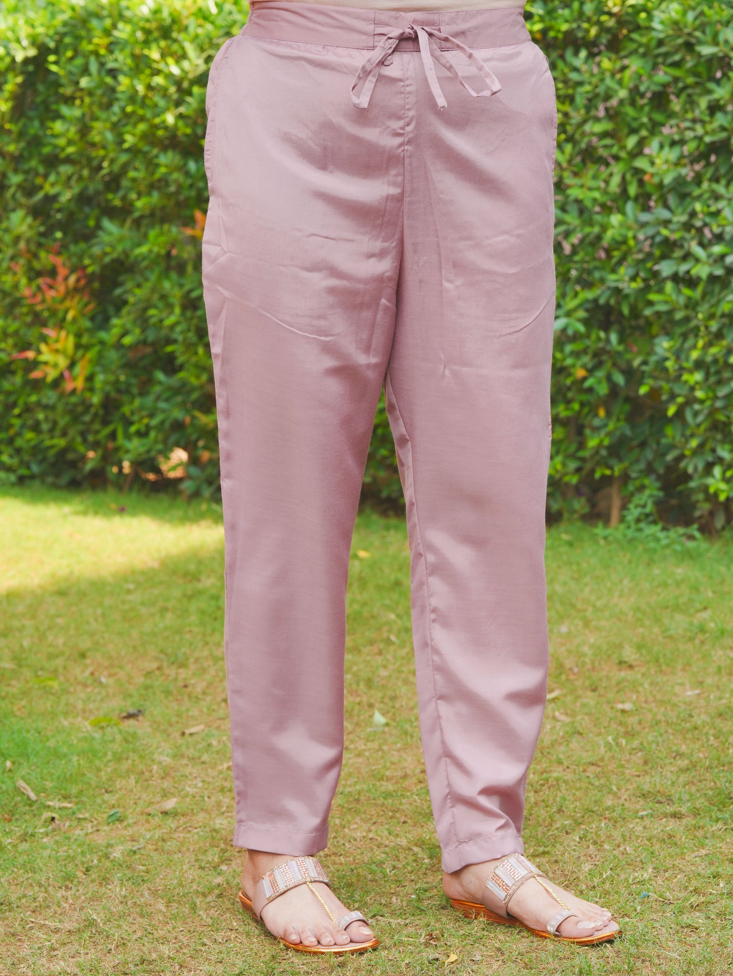 Embroidered Organza Floral Straight Baby Pink Kurta