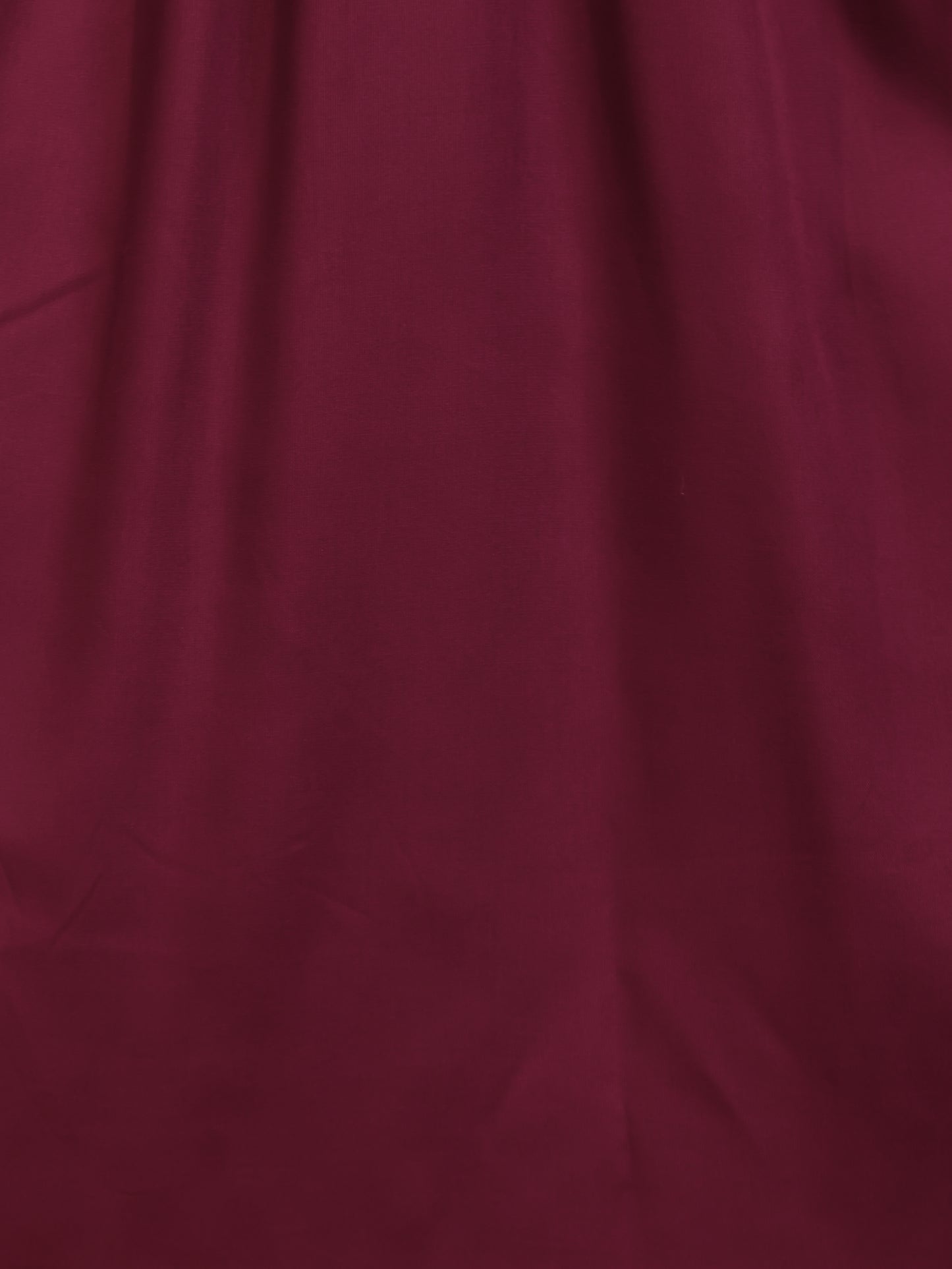 Embroidered Viscose Solid Flared Wine Kurta