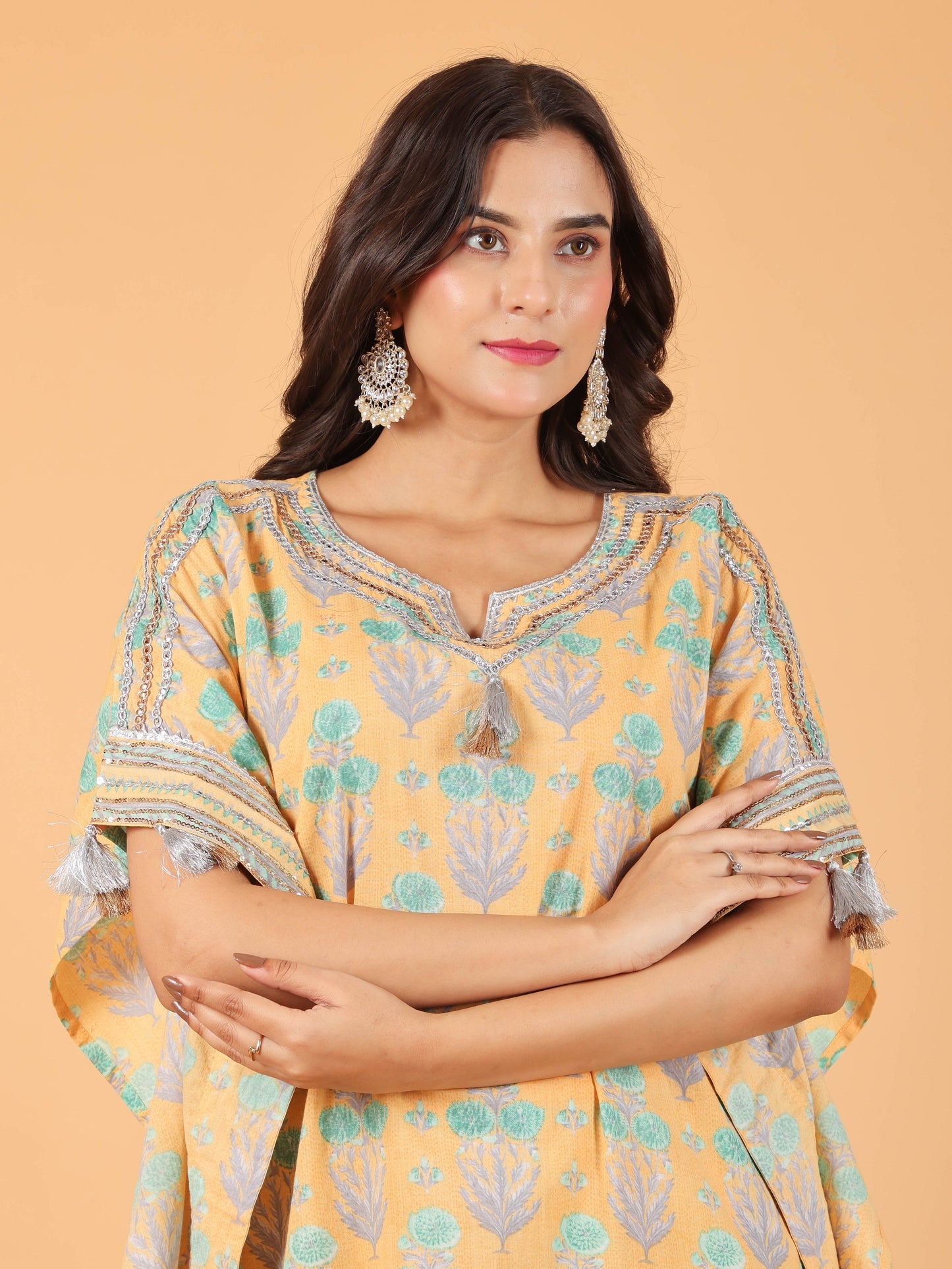 Soft Cotton Floral Kurta