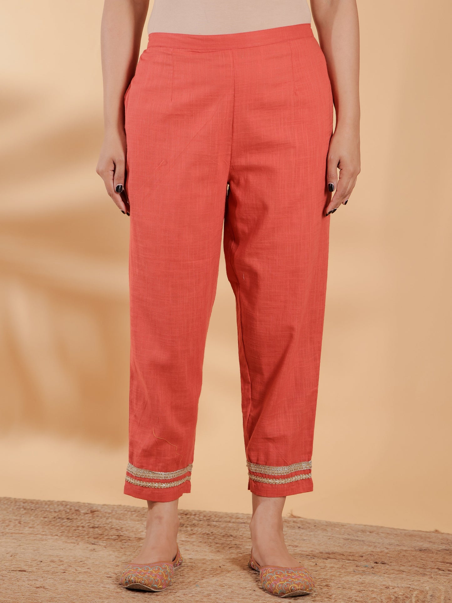 Khadi Cotton Solid Pant