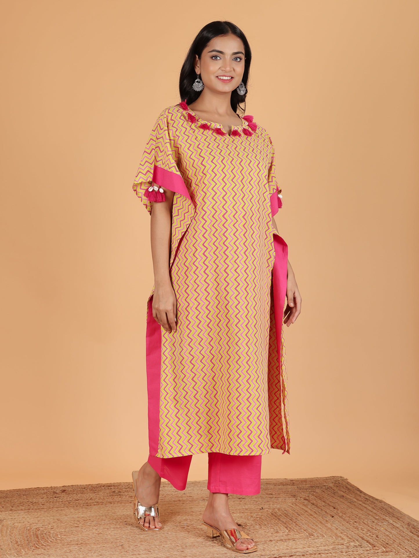 Soft Cotton Chevron Kurta