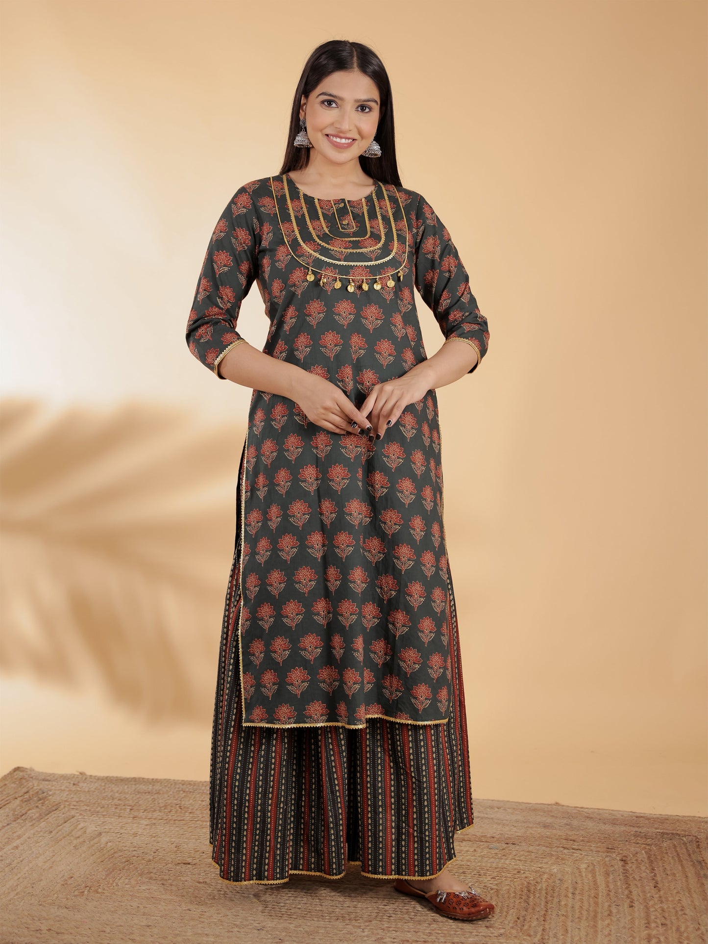 Soft Cotton Ajrakh Kurta