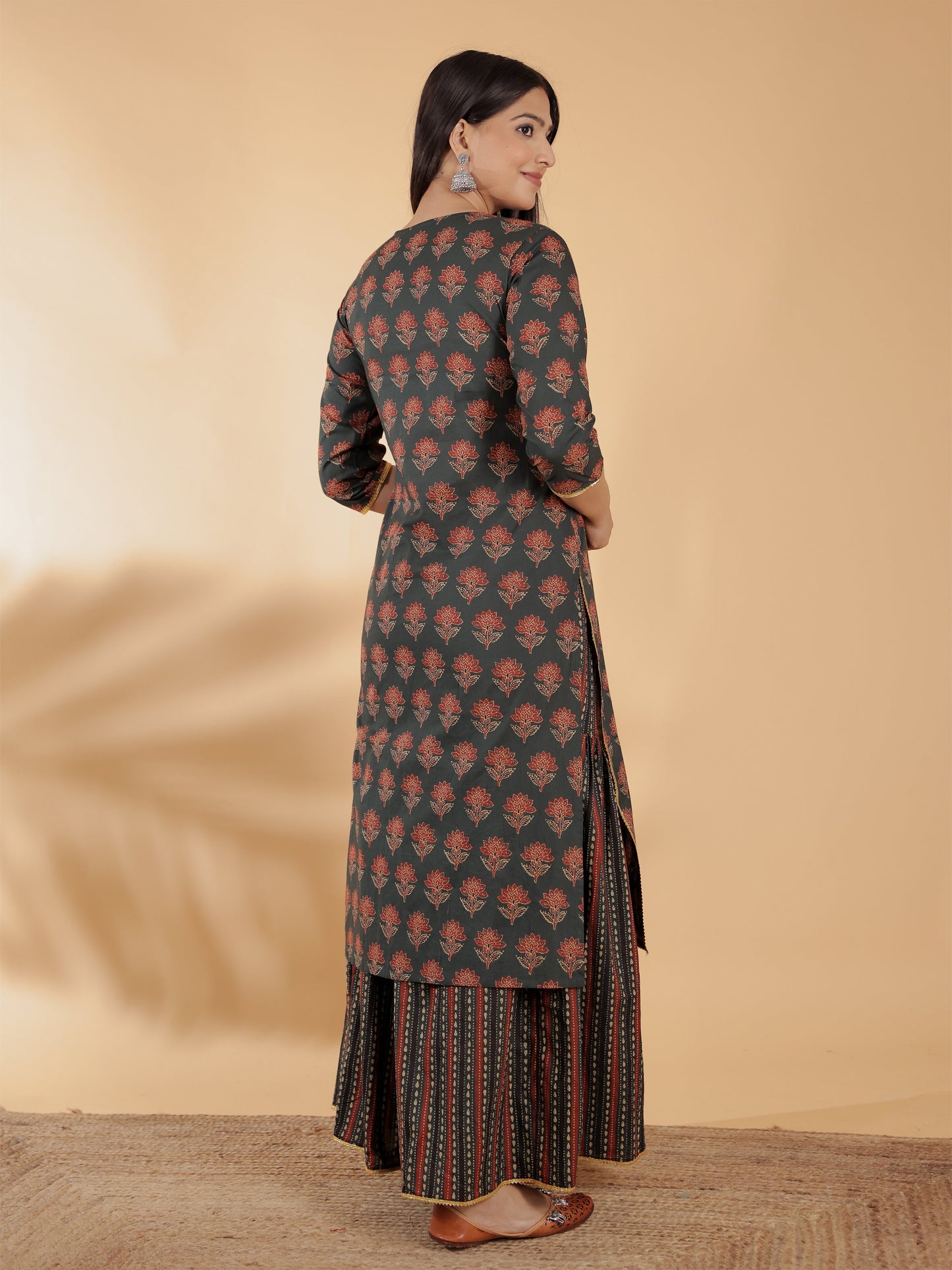 Soft Cotton Ajrakh Kurta