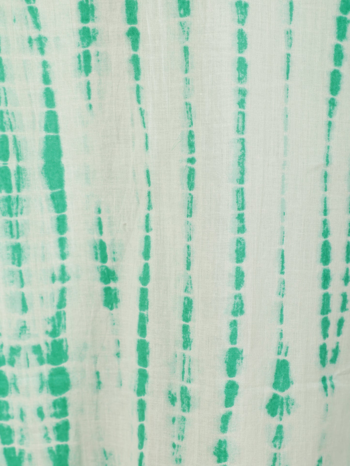 Soft Cotton Tie-Dye Kaftan White Kurta