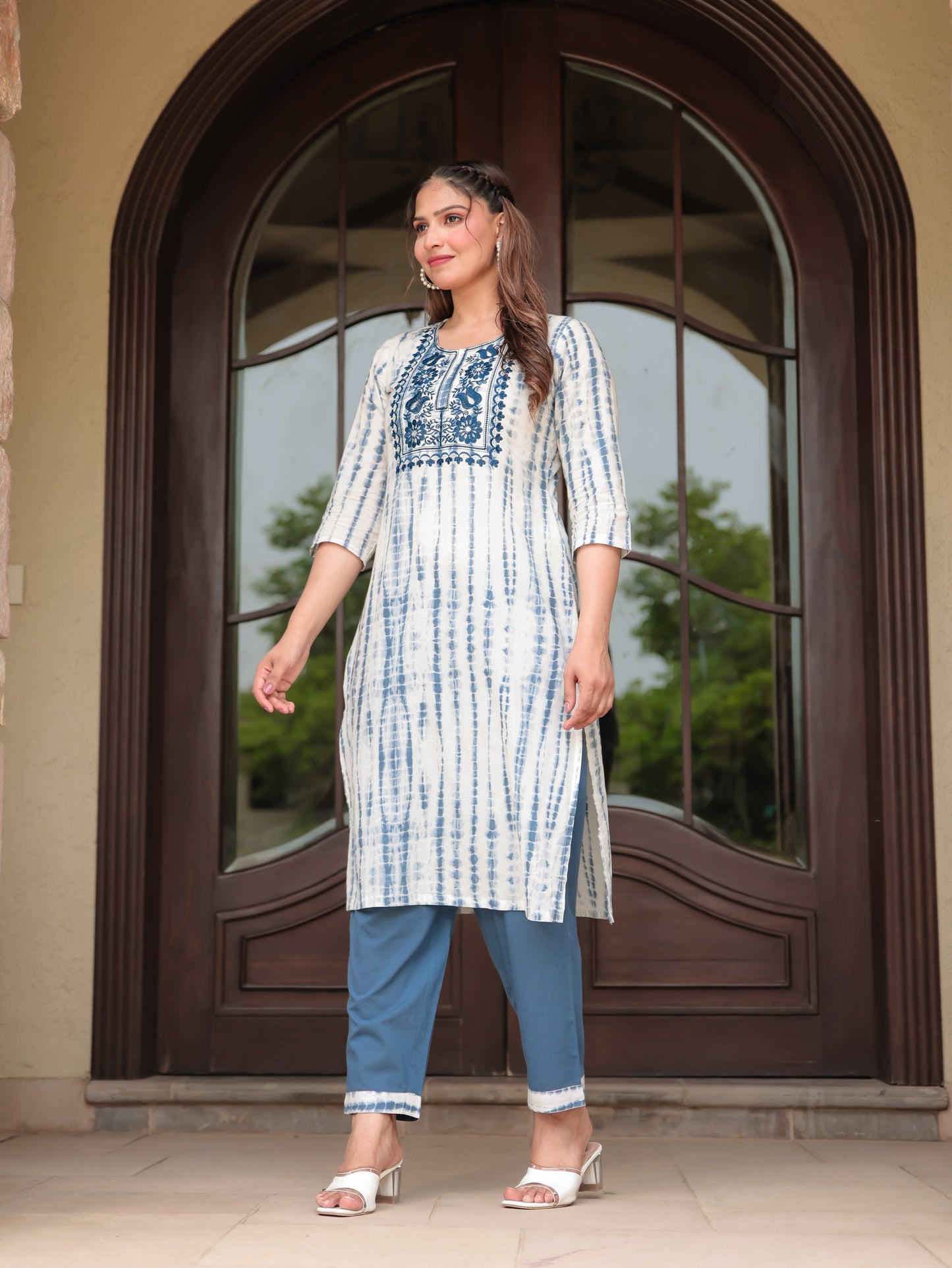 Soft Cotton Tie-Dye Kurta